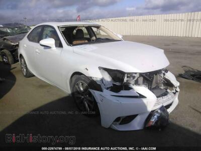 2015 Lexus IS, white — VIN JTHCF1D25F5021420, IAAI