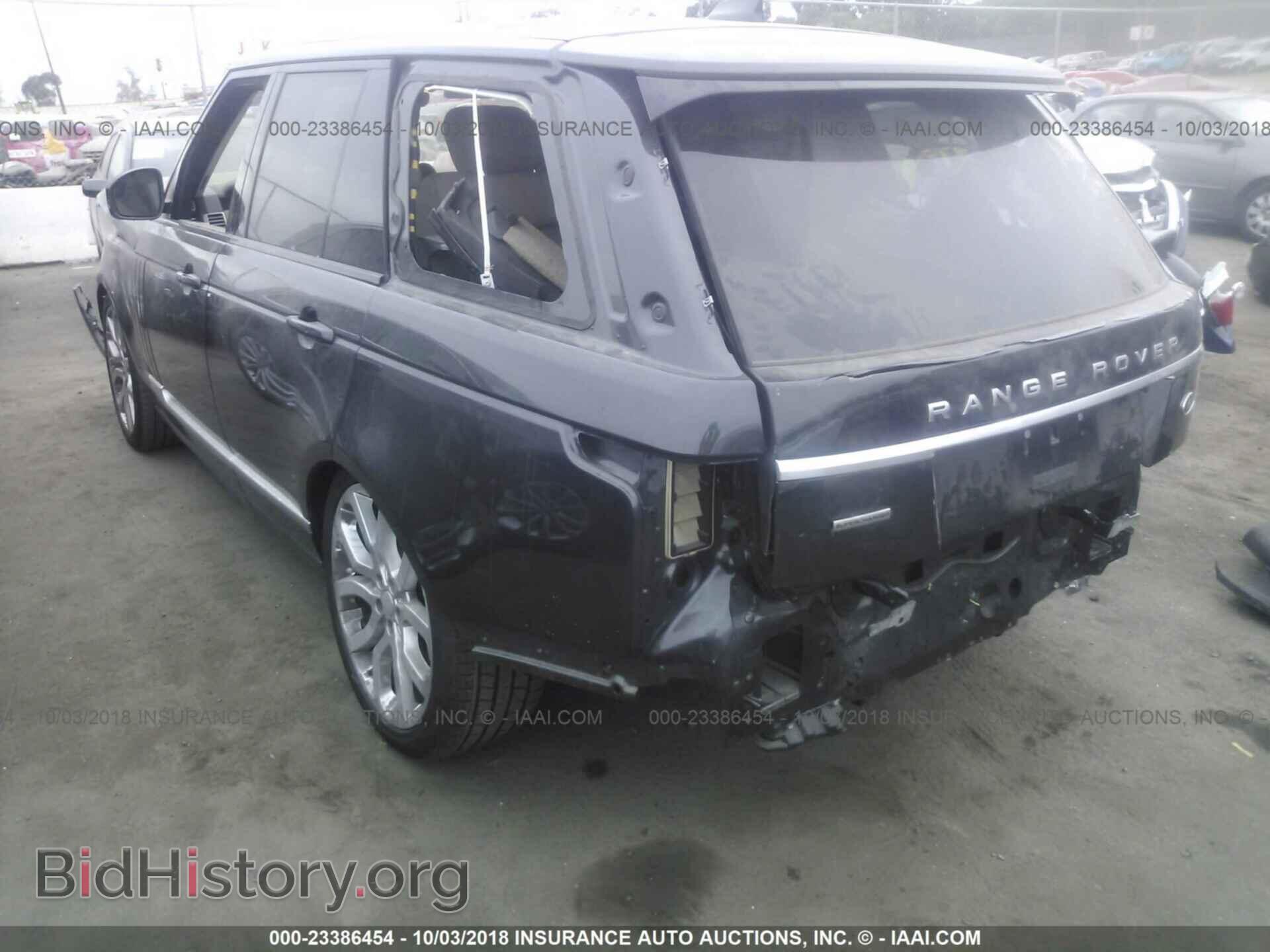 2017 LAND ROVER RANGE ROVER - VIN: SALGS2FE2HA361221 - Фото 3