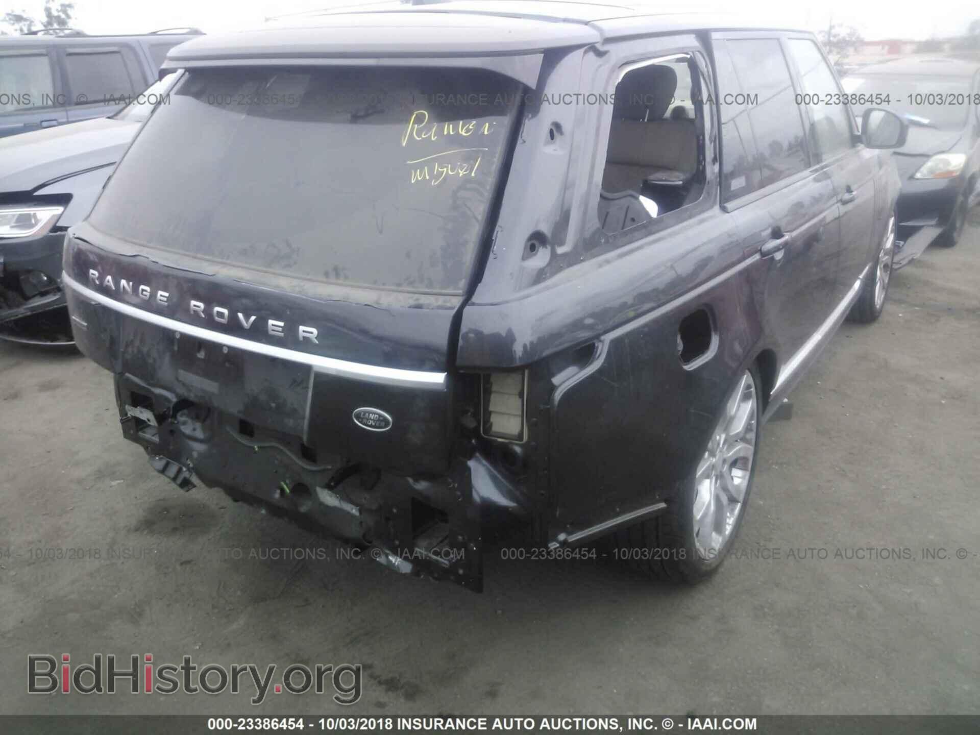 2017 LAND ROVER RANGE ROVER - VIN: SALGS2FE2HA361221 - Фото 4