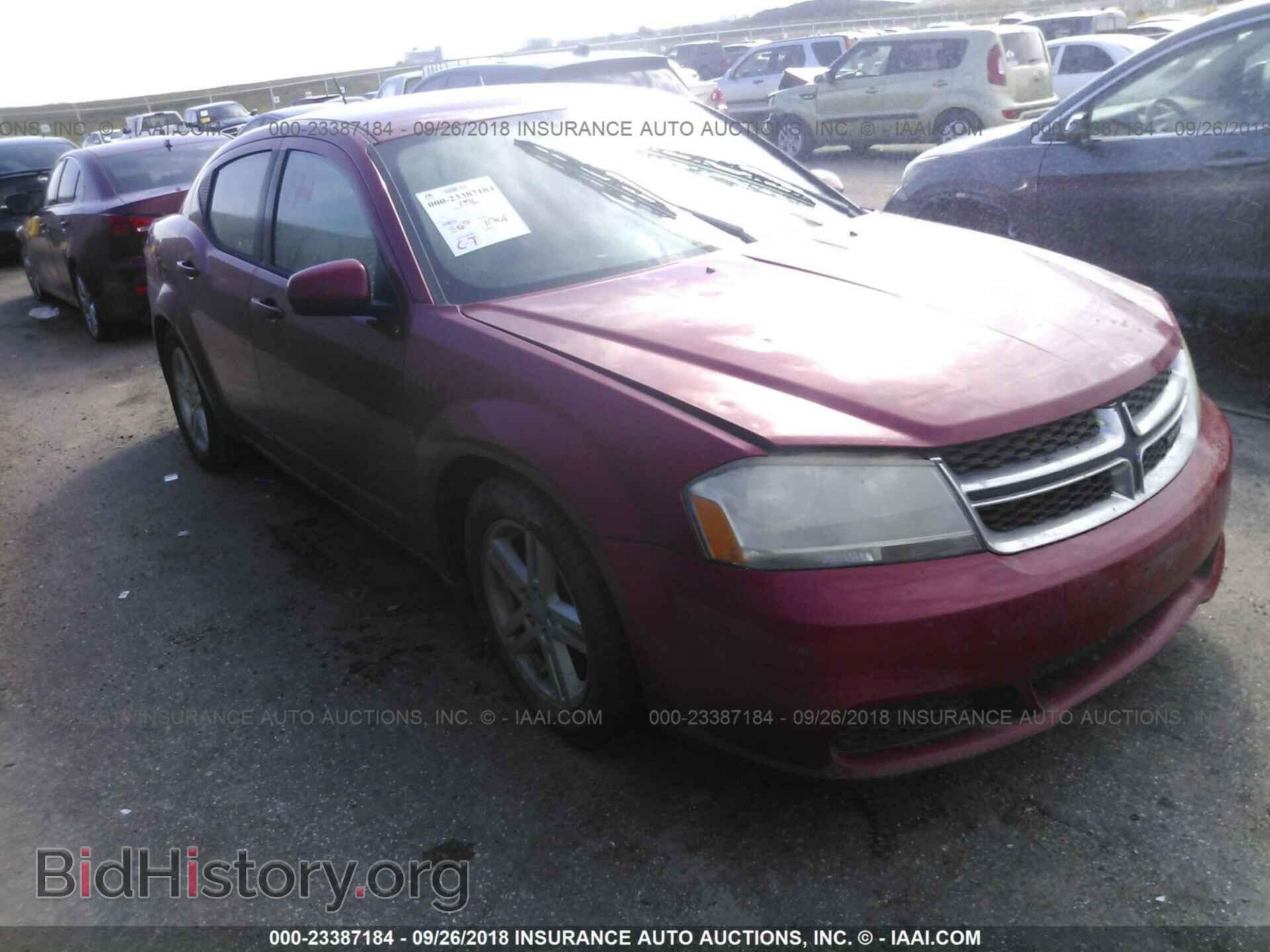 Фотография 1C3CDZCB4CN168058 - DODGE AVENGER 2012