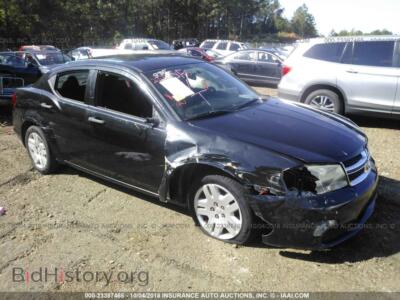 2011 Dodge AVENGER, черный — VIN 1B3BD4FB6BN516996, IAAI