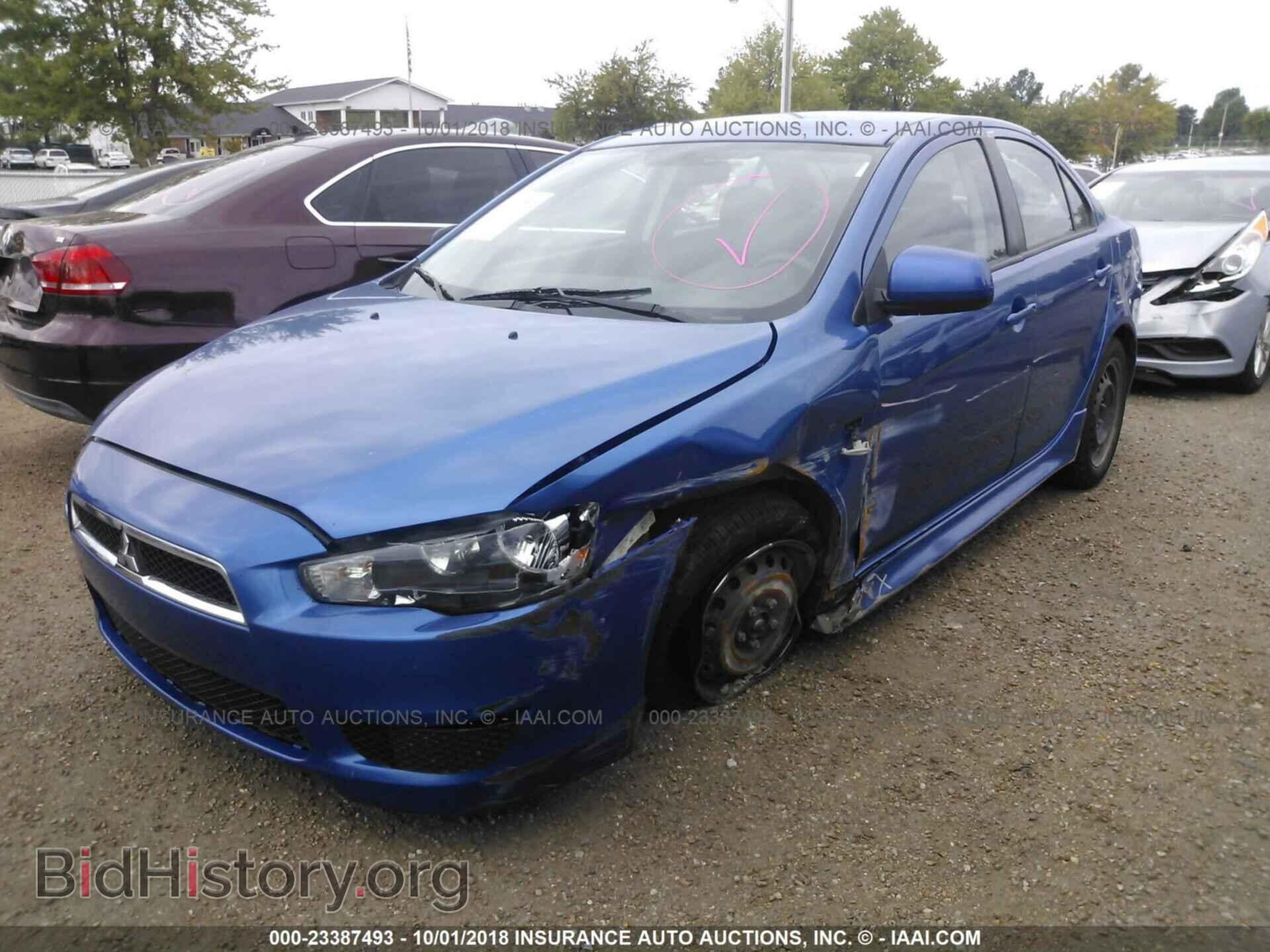 2012 Mitsubishi Lancer - VIN: JA32U2FU2CU010009 - Фото 2