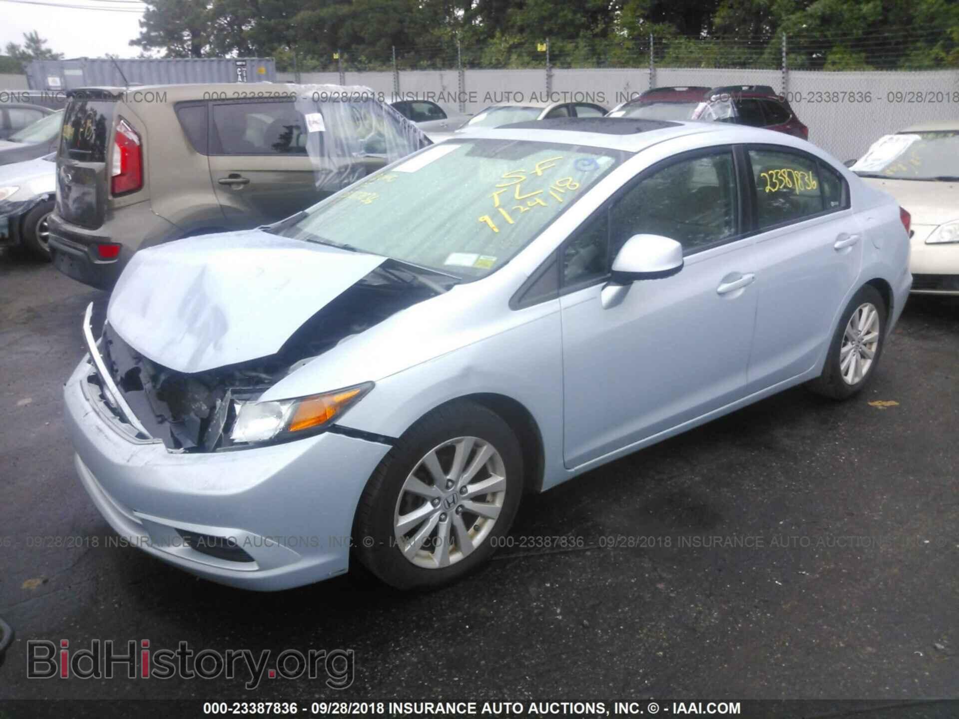 2012 Honda Civic - VIN: 2HGFB2F86CH507094 - Photo 2
