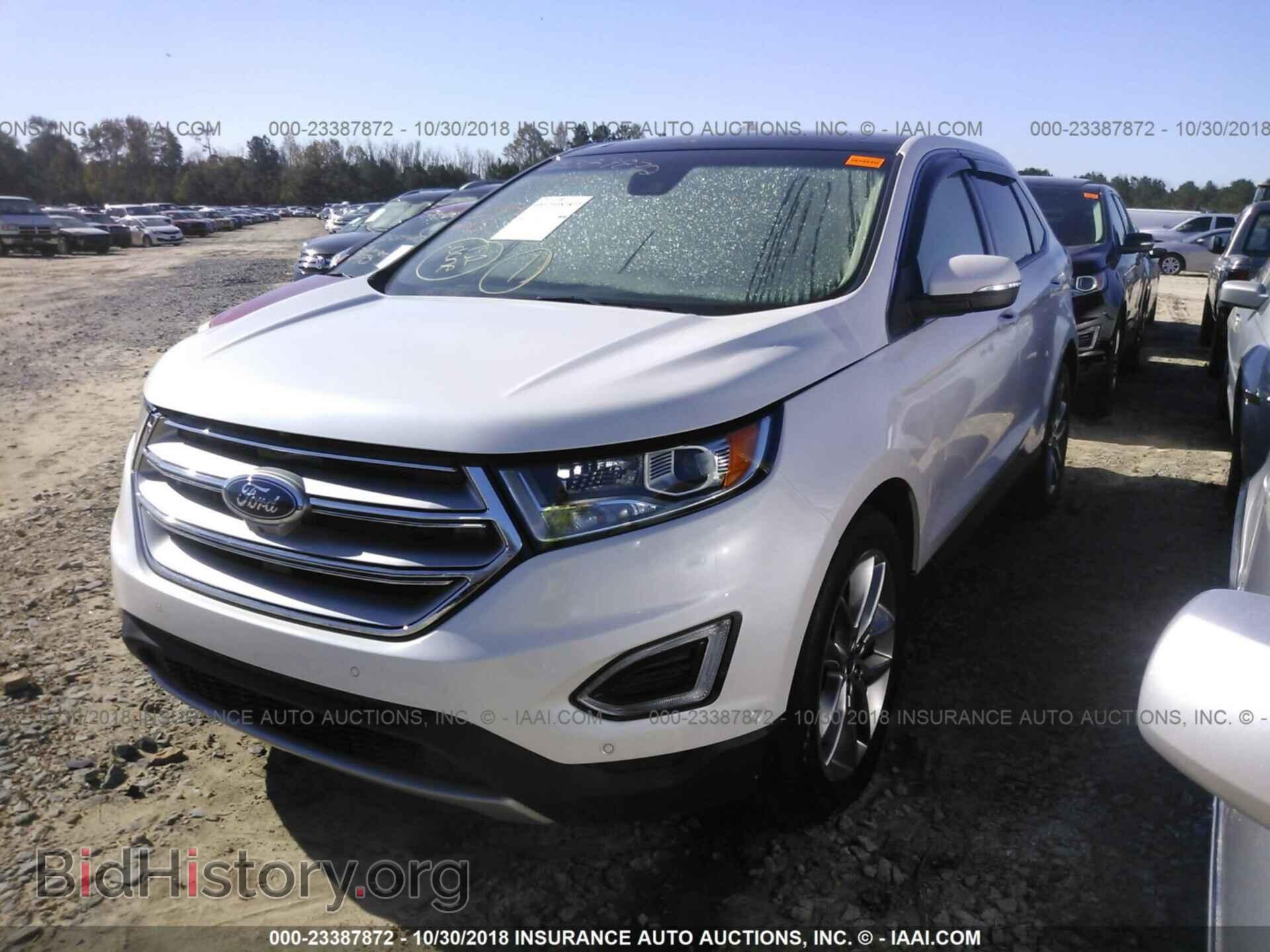 2015 Ford Edge - VIN: 2FMPK4K87FBB37314 - Фото 2