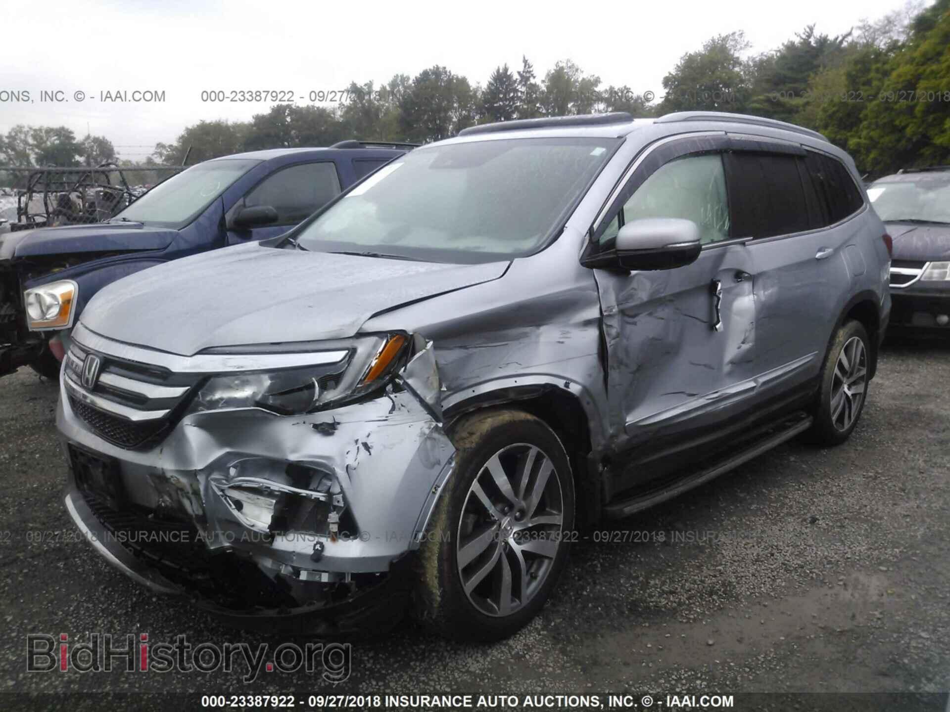 2016 Honda Pilot - VIN: 5FNYF6H99GB113643 - Фото 2