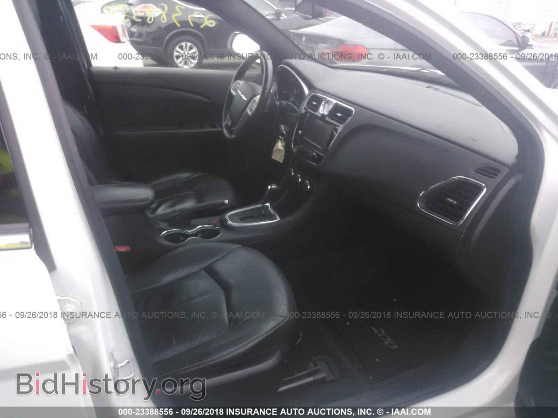 2012 Chrysler 200 - VIN: 1C3CCBCB1CN263820 - Фото 5