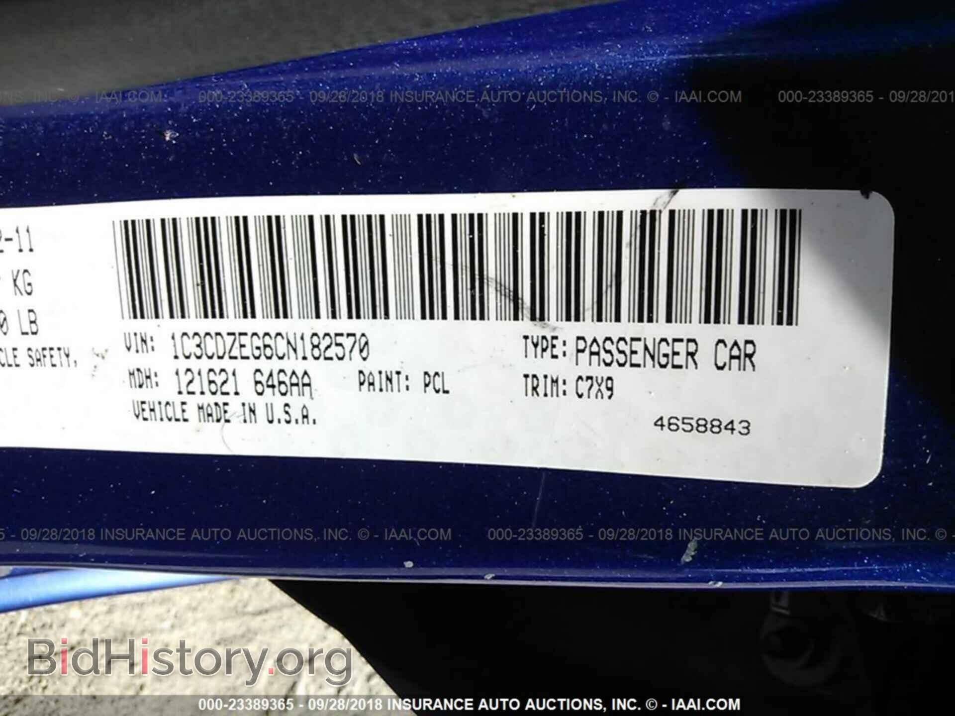 2012 Dodge Avenger - VIN: 1C3CDZEG6CN182570 - Photo 9