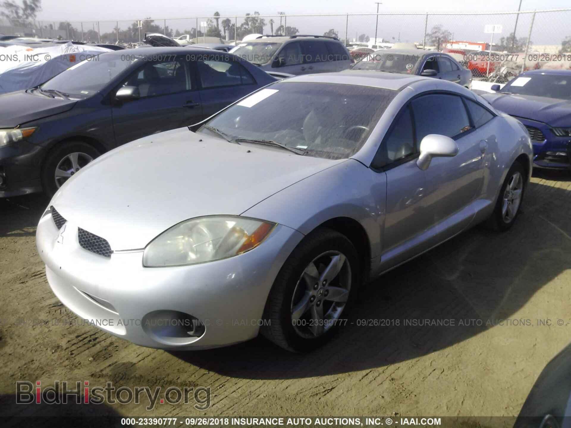 2007 MITSUBISHI ECLIPSE - VIN: 4A3AK64F27E069945 - Фото 2