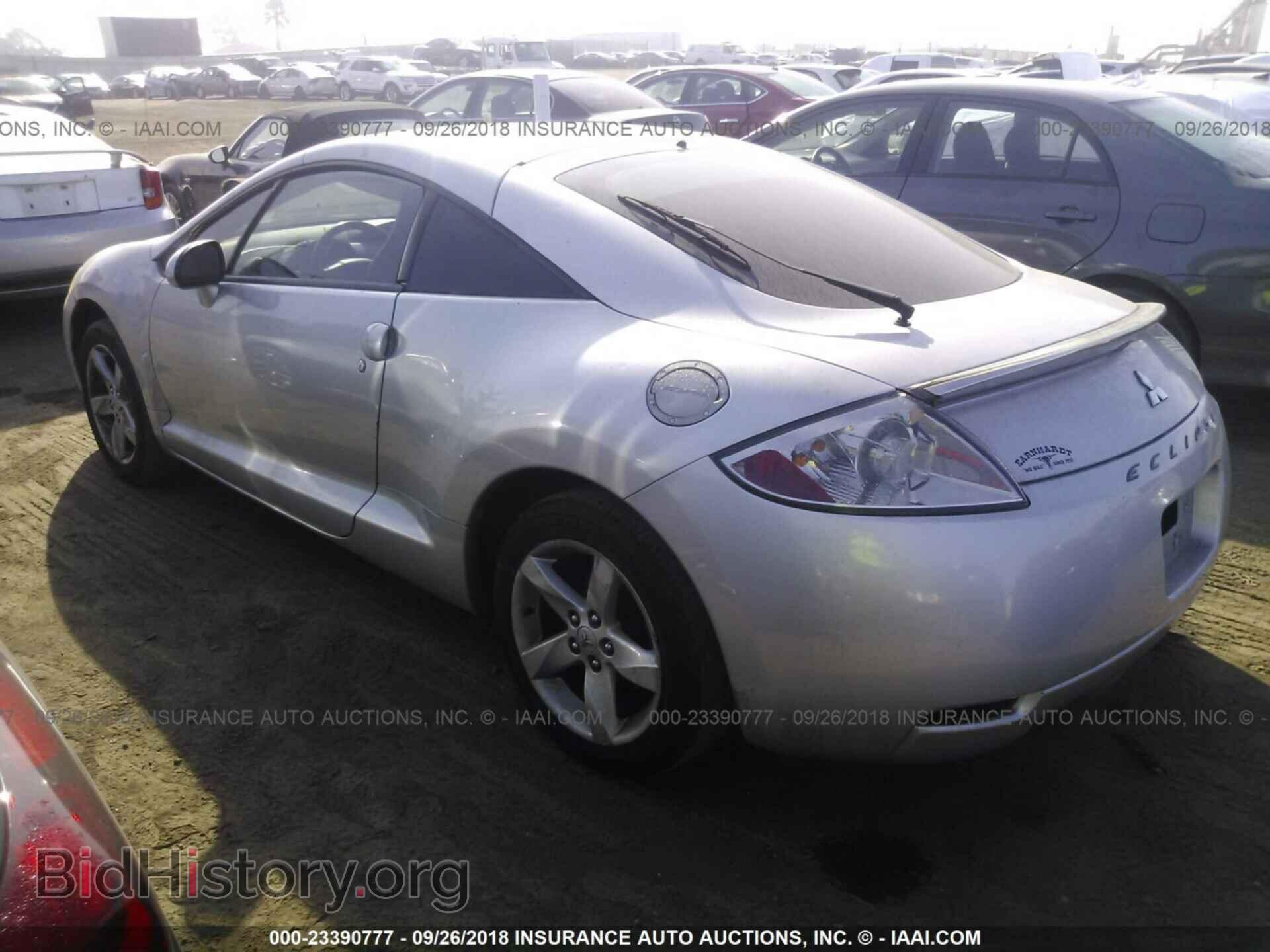 2007 MITSUBISHI ECLIPSE - VIN: 4A3AK64F27E069945 - Фото 3