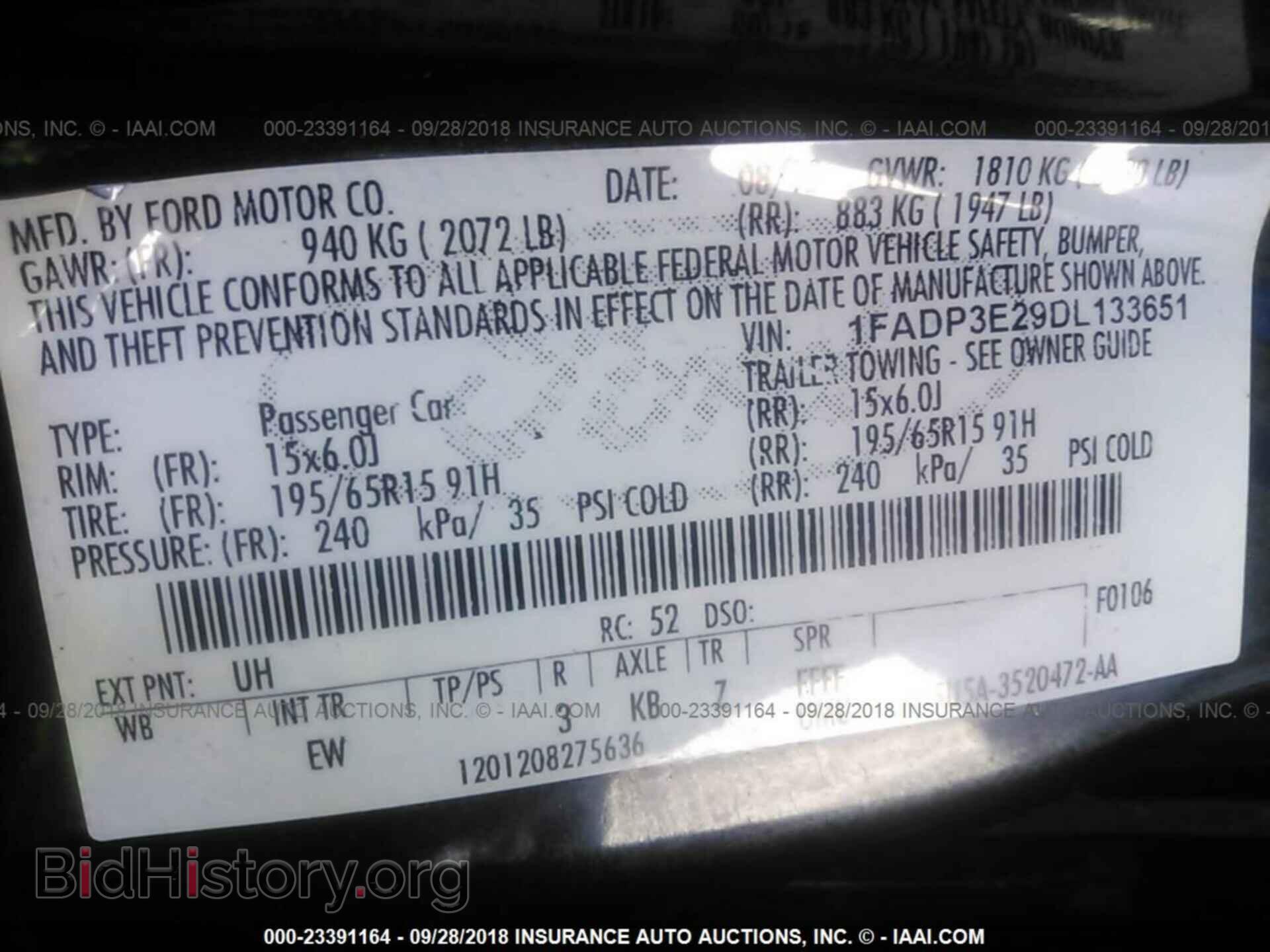 2013 Ford Focus - VIN: 1FADP3E29DL133651 - Photo 9