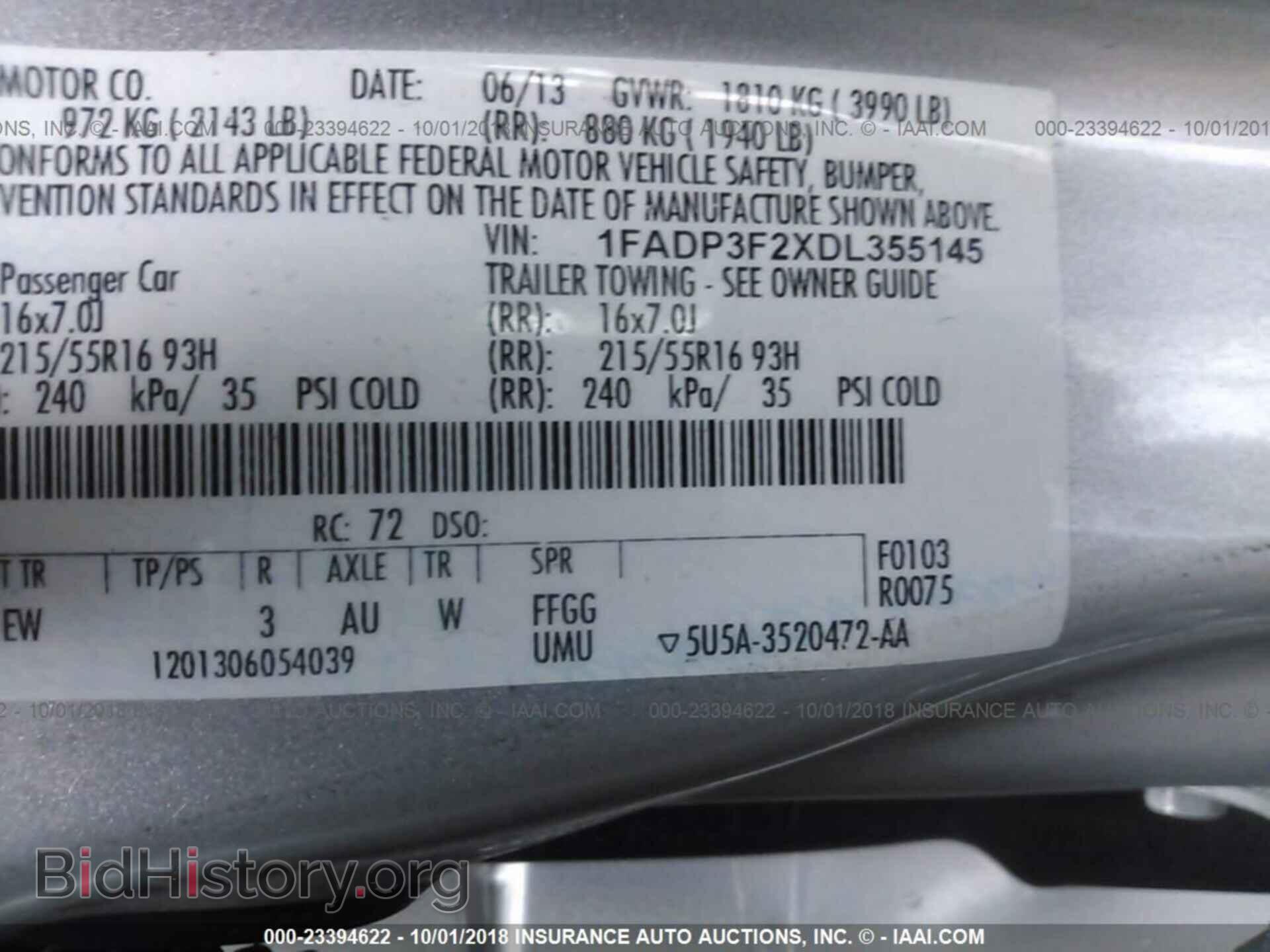 2013 Ford Focus - VIN: 1FADP3F2XDL355145 - Photo 9
