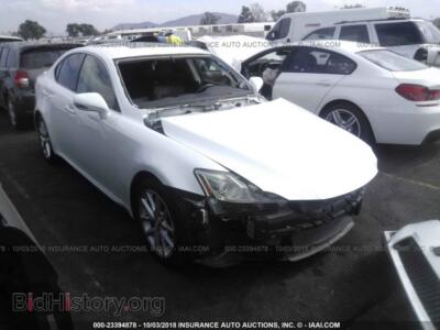 2012 Lexus IS, белый — VIN JTHBF5C2XC5181986, IAAI