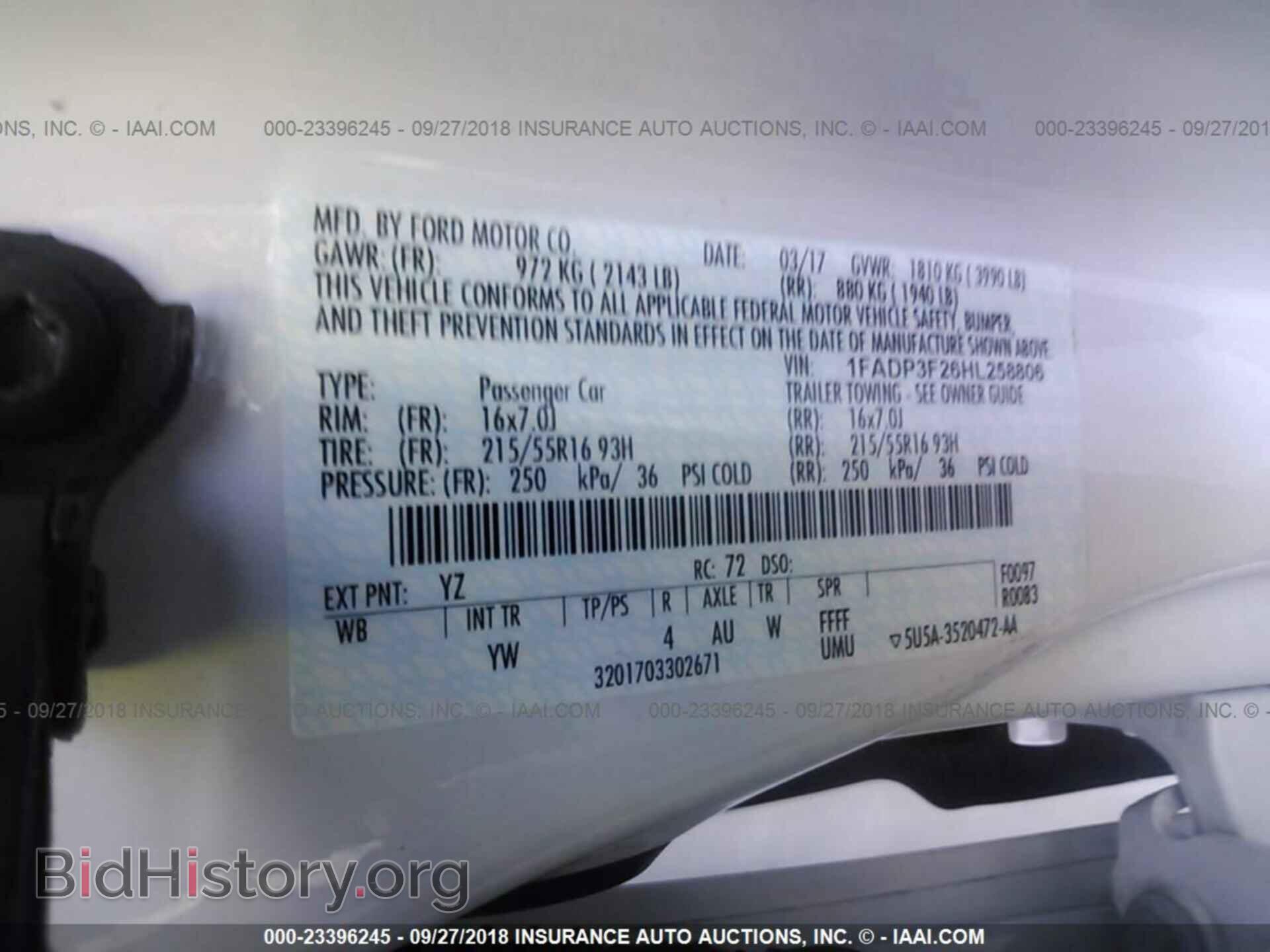 2017 Ford Focus - VIN: 1FADP3F26HL258806 - Photo 9