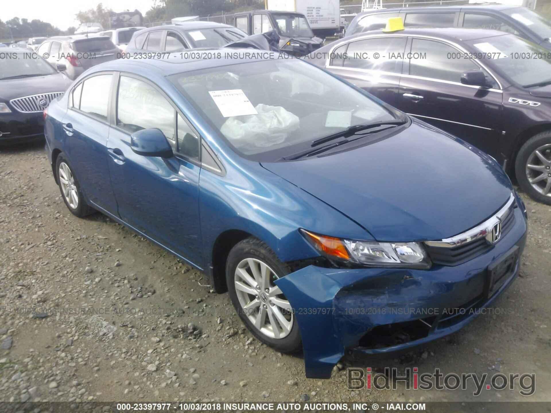 Photo 19XFB2F86CE035165 - HONDA CIVIC 2012