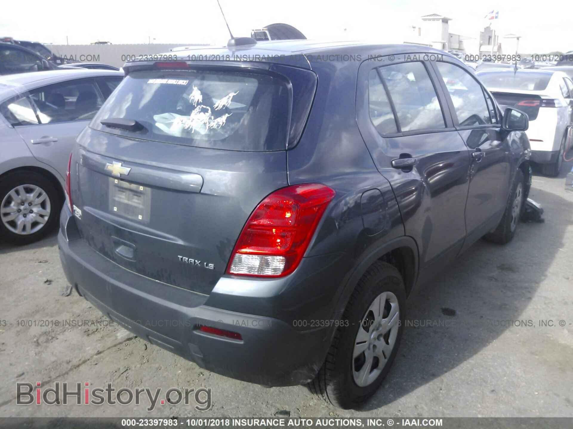 2016 Chevrolet Trax - VIN: 3GNCJKSB5GL257969 - Фото 4