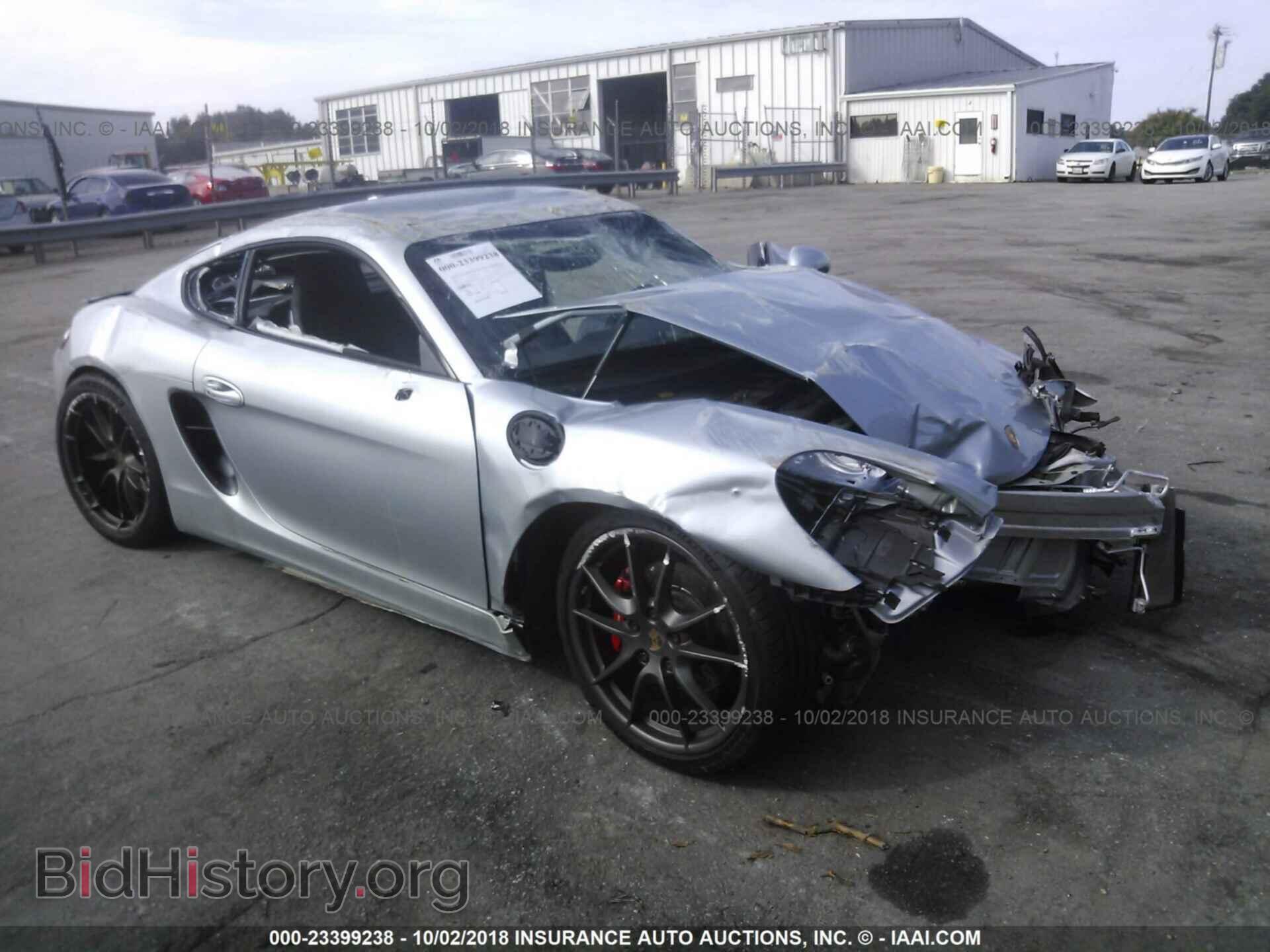 Фотография WP0AB2A8XFK180163 - Porsche Cayman 2015