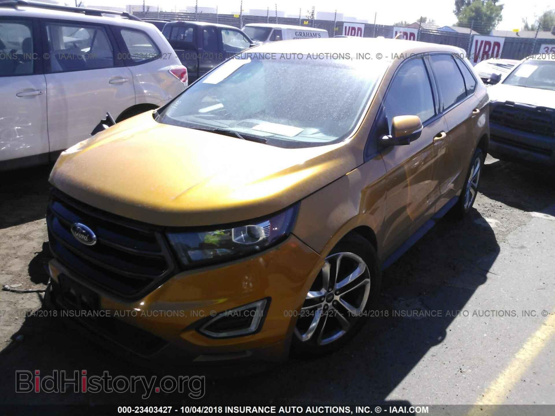 2015 Ford Edge - VIN: 2FMTK4AP9FBC35932 - Фото 2