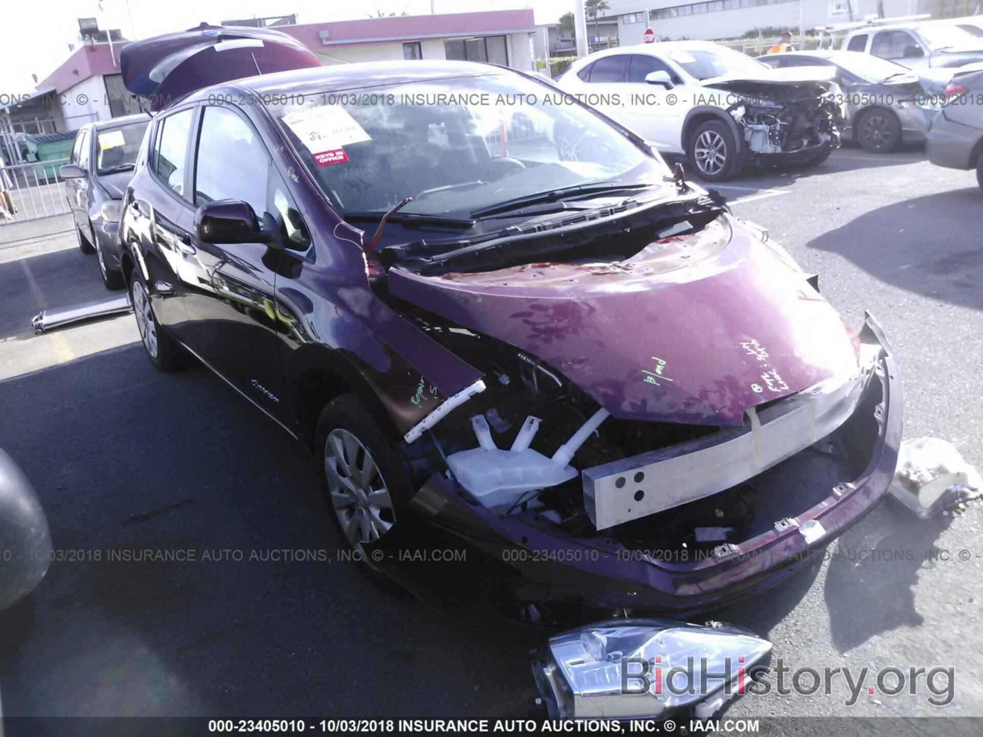 Photo 1N4BZ0CP3HC304415 - NISSAN LEAF 2017