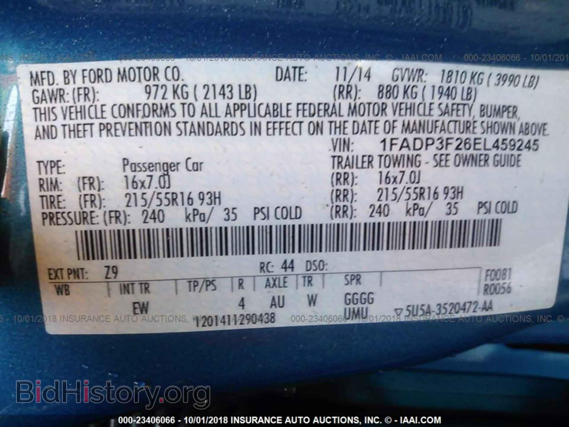 2014 Ford Focus - VIN: 1FADP3F26EL459245 - Photo 9