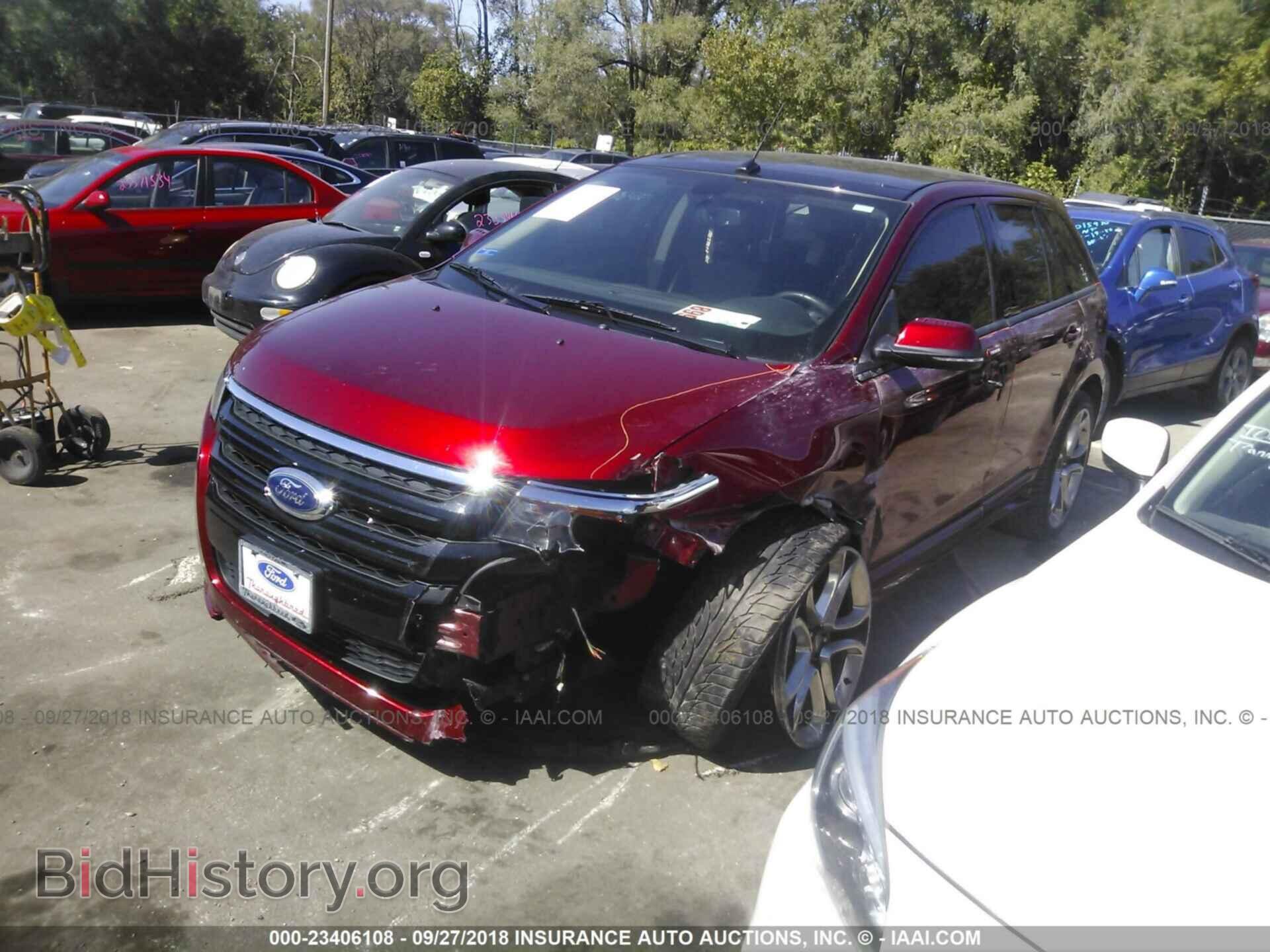2014 Ford Edge - VIN: 2FMDK3AK3EBB75292 - Фото 2