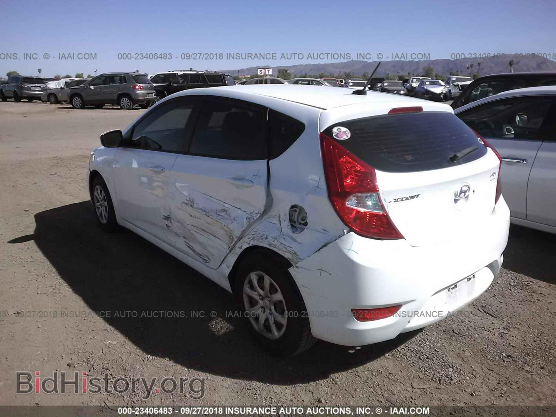 2012 HYUNDAI ACCENT - VIN: KMHCT5AEXCU014881 - Photo 3