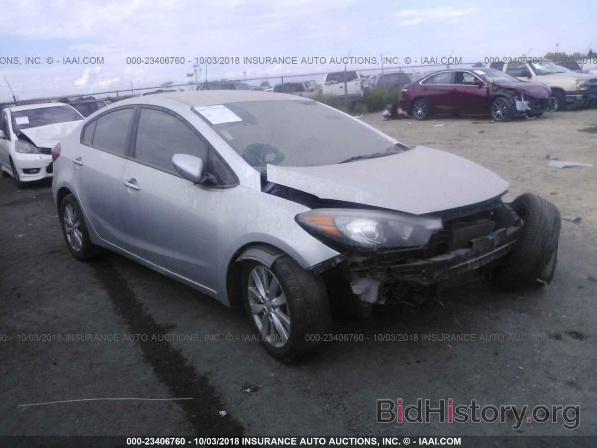 Photo KNAFX4A60E5161357 - KIA FORTE 2014