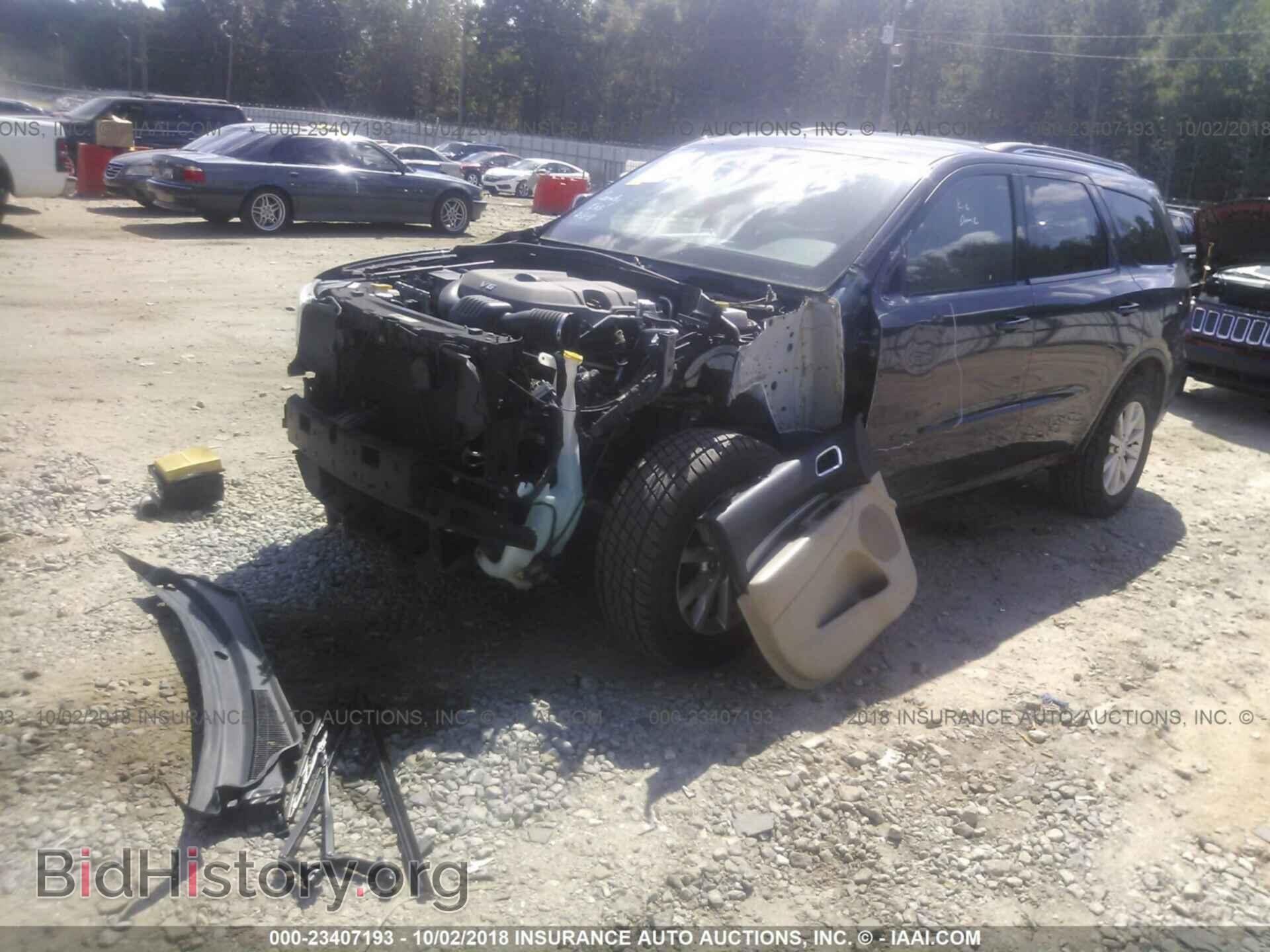 2014 Dodge Durango - VIN: 1C4RDHAG1EC560489 - Фото 2