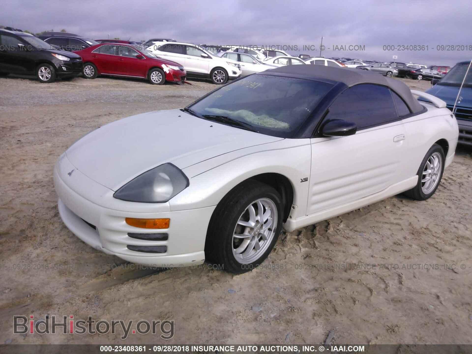 2001 MITSUBISHI ECLIPSE - VIN: 4A3AE85H21E168498 - Фото 2