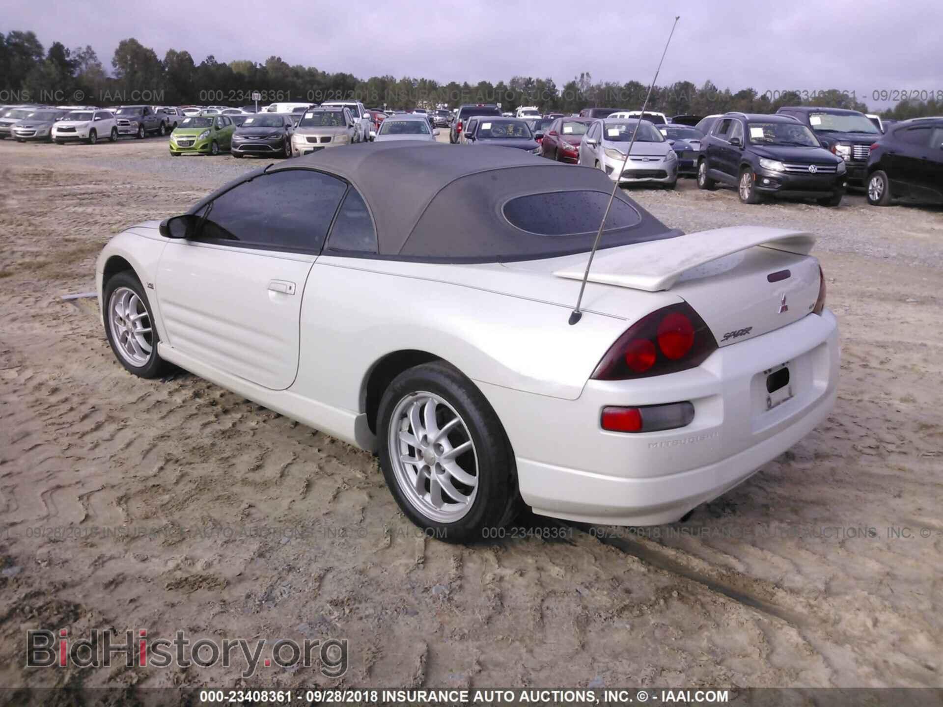 2001 MITSUBISHI ECLIPSE - VIN: 4A3AE85H21E168498 - Фото 3