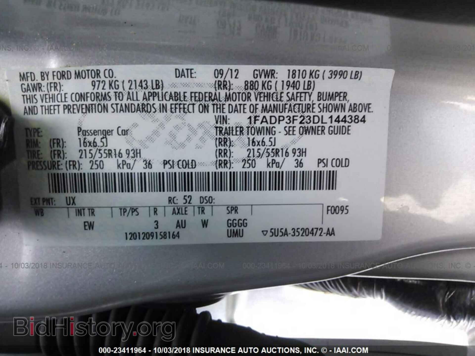 2013 Ford Focus - VIN: 1FADP3F23DL144384 - Фото 9