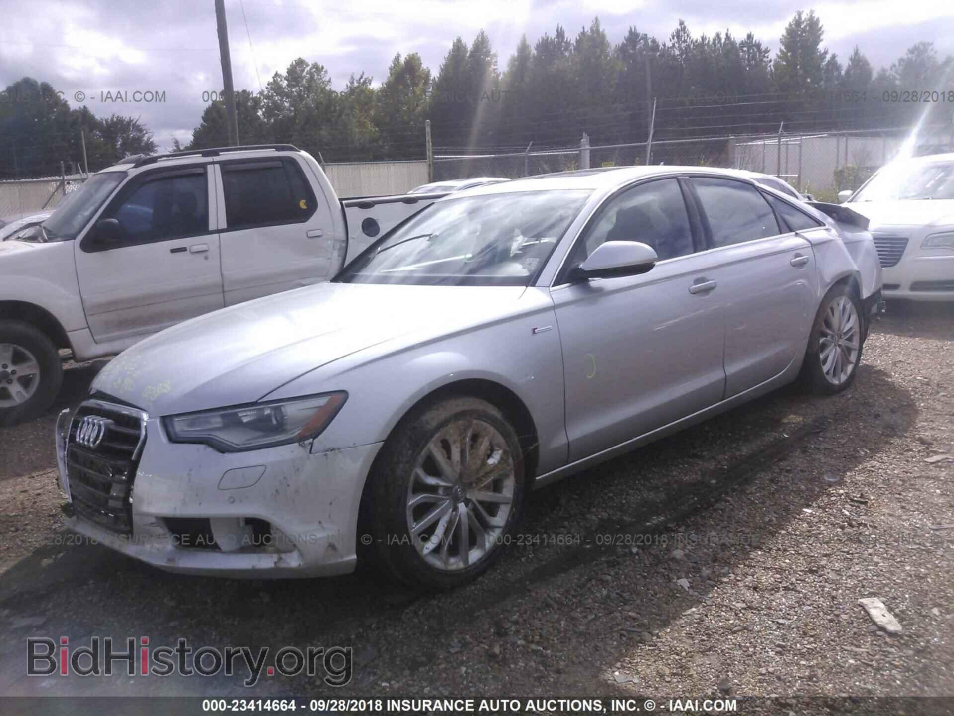 2013 Audi A6 - VIN: WAUGGBFC0DN147917 - Фото 2