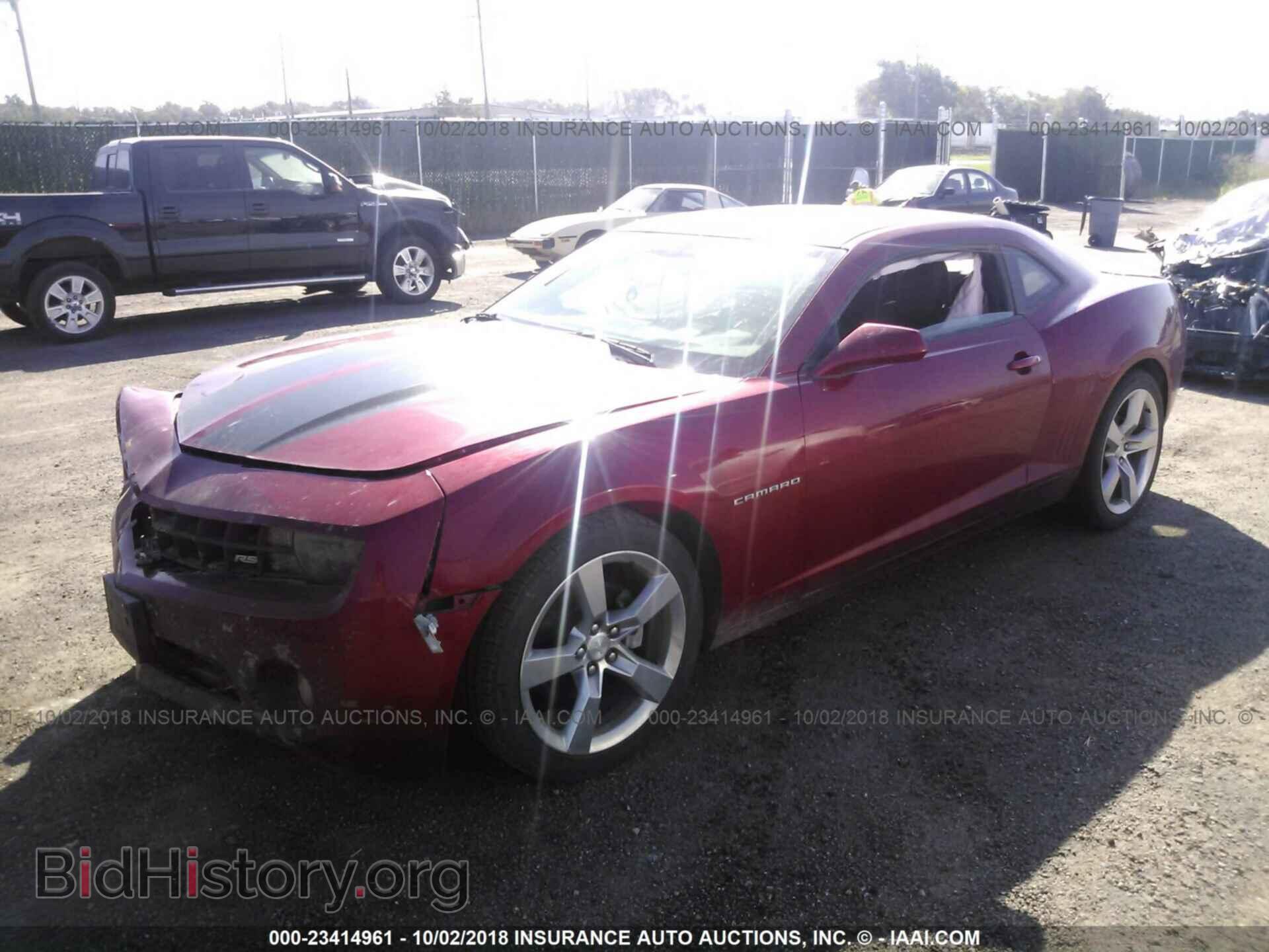 2012 CHEVROLET CAMARO - VIN: 2G1FC1E37C9196368 - Фото 2