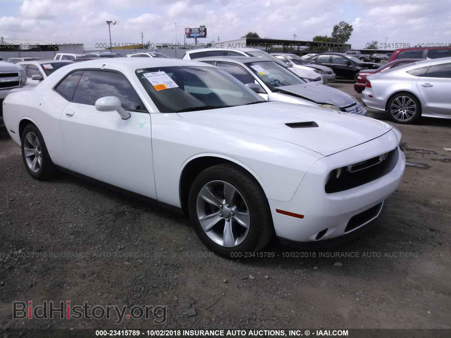 Фотография 2C3CDZAG5GH101367 - DODGE CHALLENGER 2016