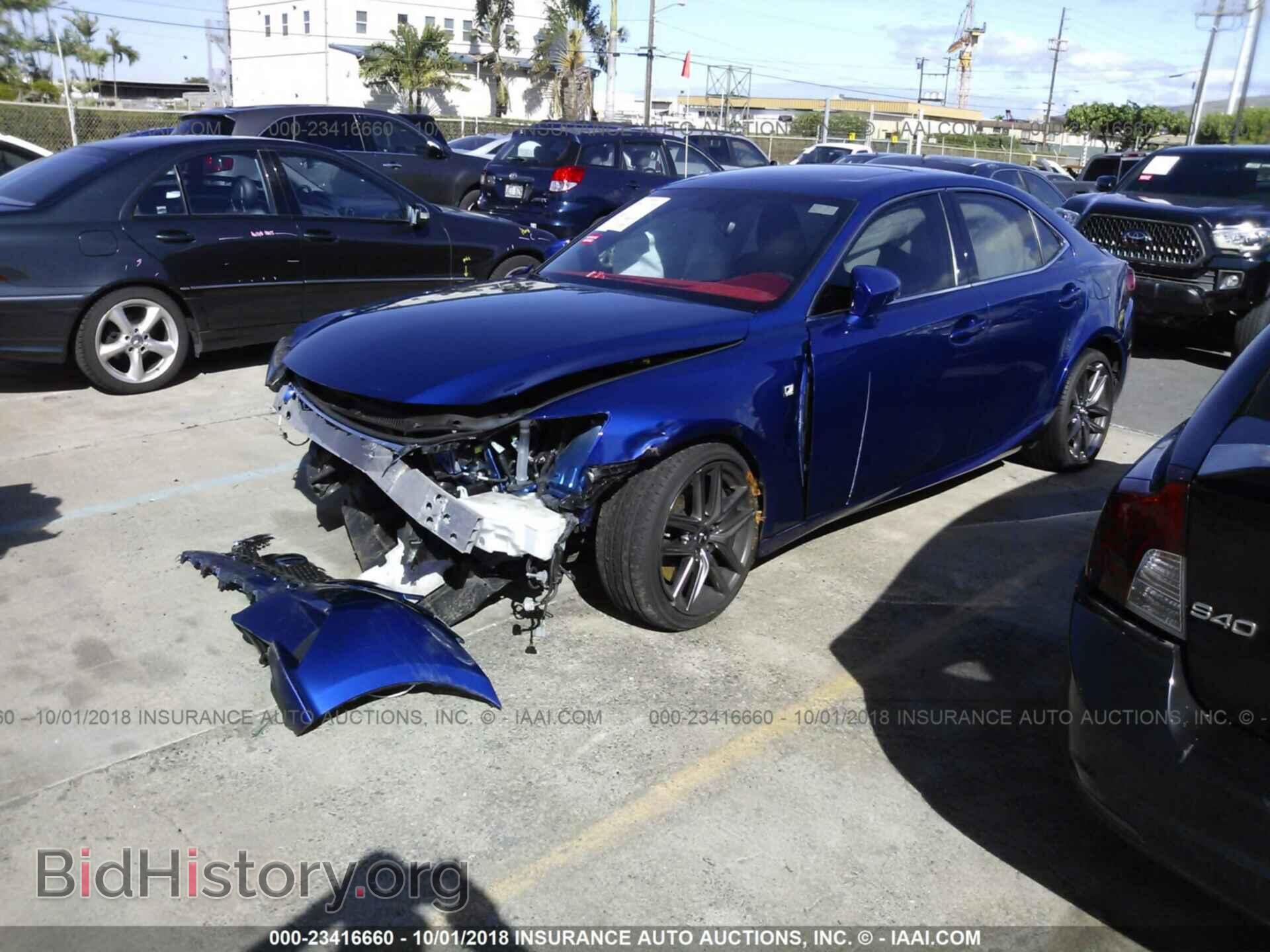 2016 LEXUS IS - VIN: JTHBA1D29G5015549 - Фото 2