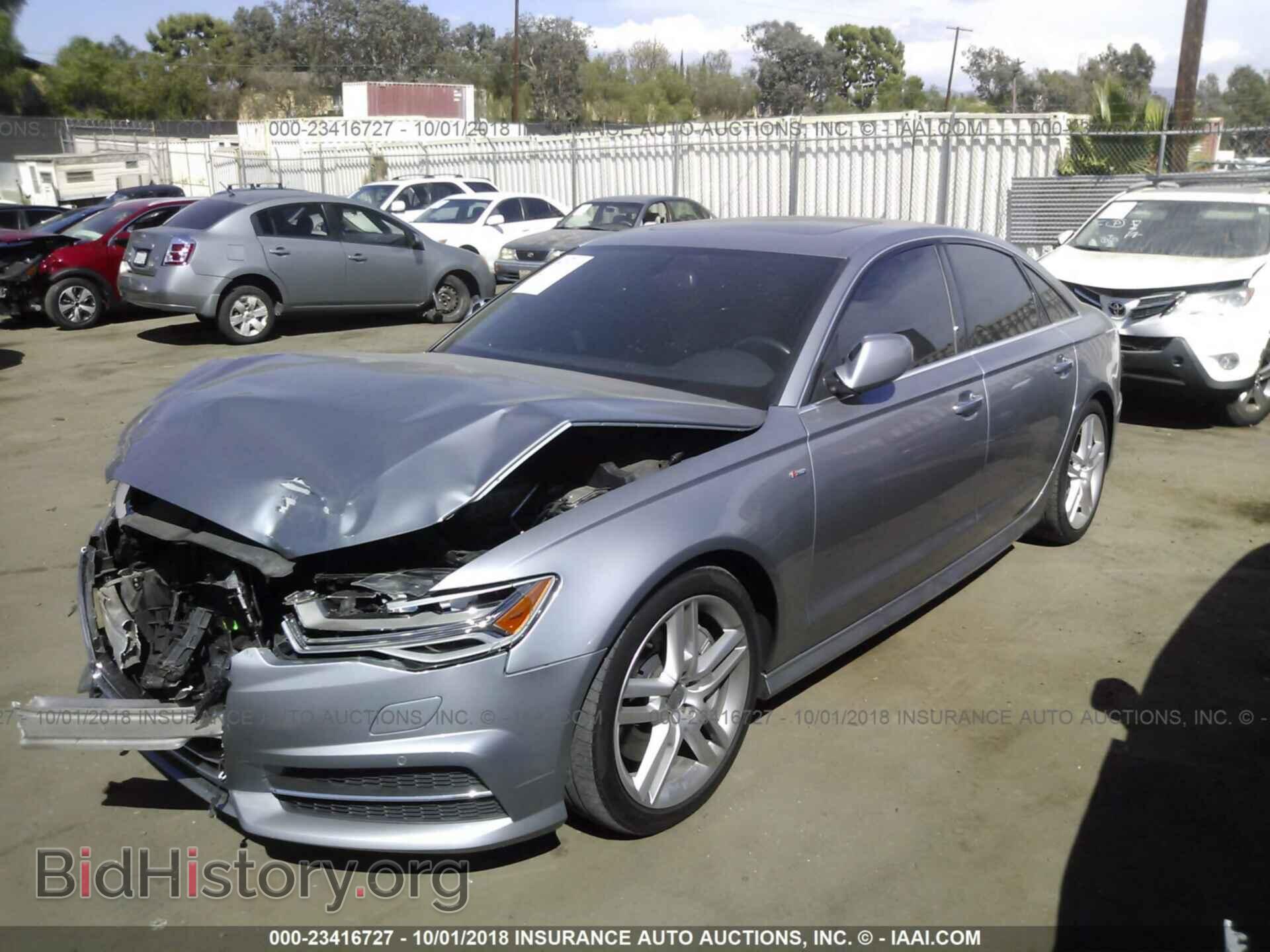 2016 AUDI A6 - VIN: WAUGFAFC3GN161022 - Фото 2