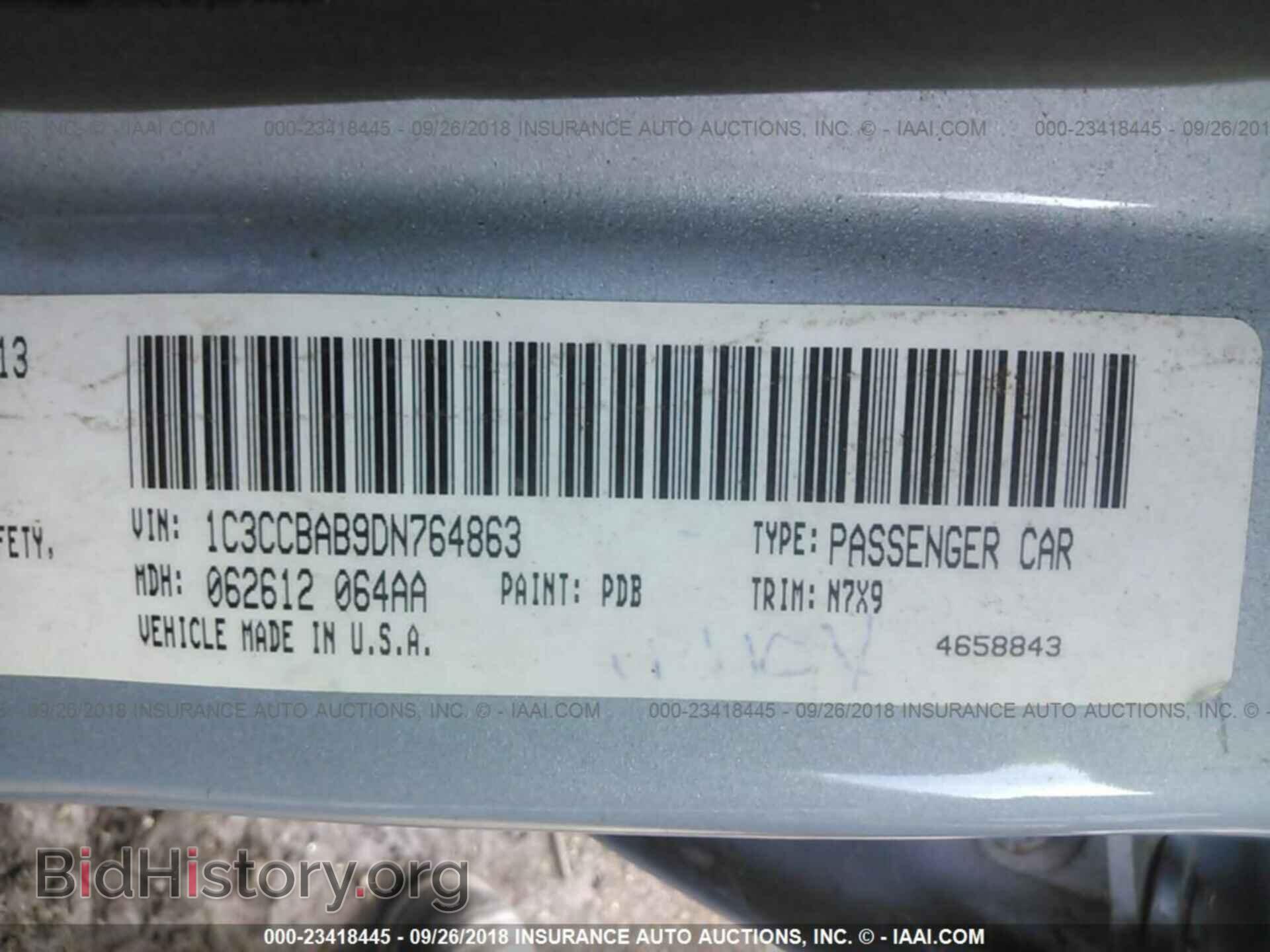 2013 Chrysler 200 - VIN: 1C3CCBAB9DN764863 - Photo 9