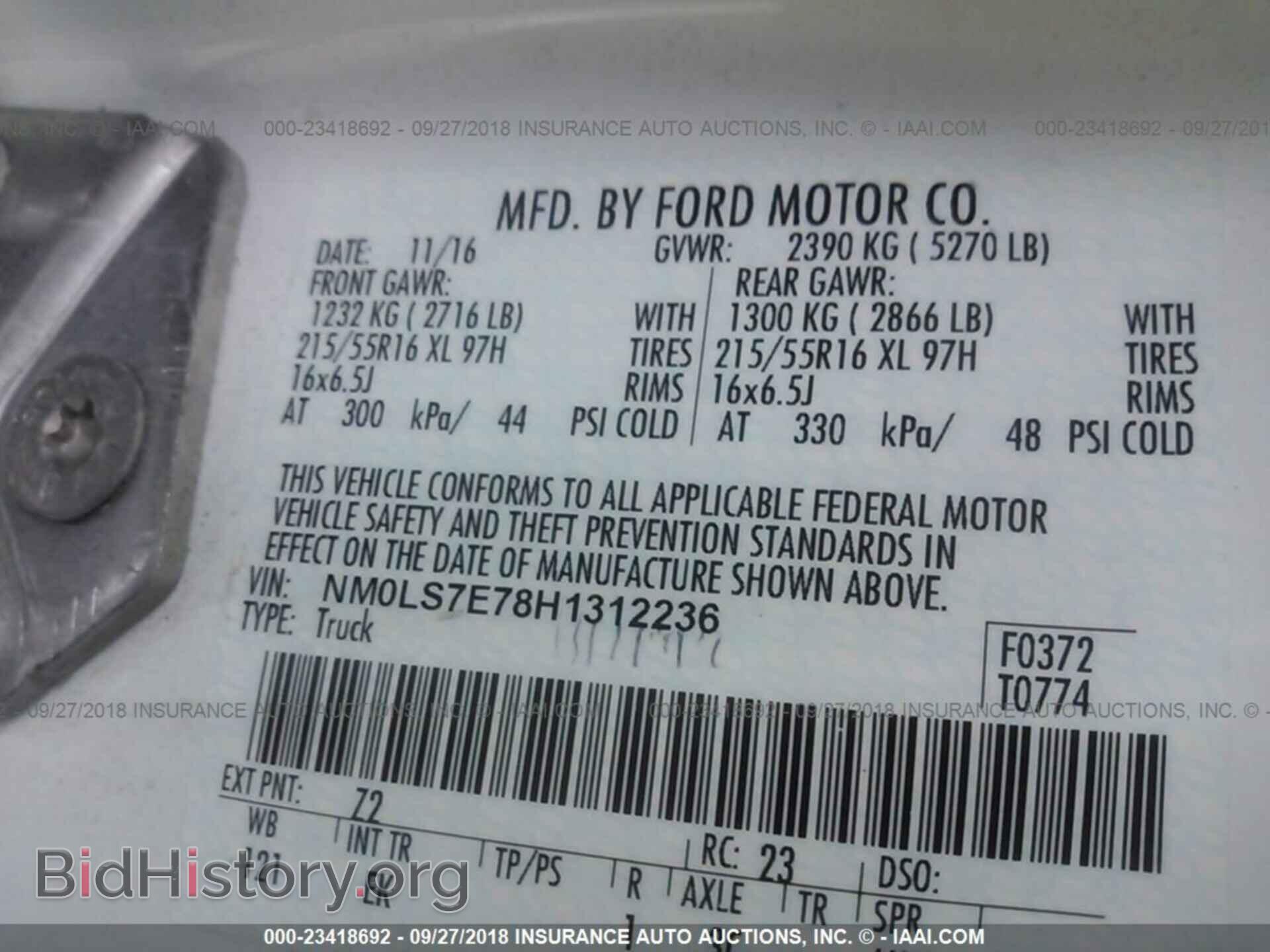 2017 Ford Transit - VIN: NM0LS7E78H1312236 - Photo 9