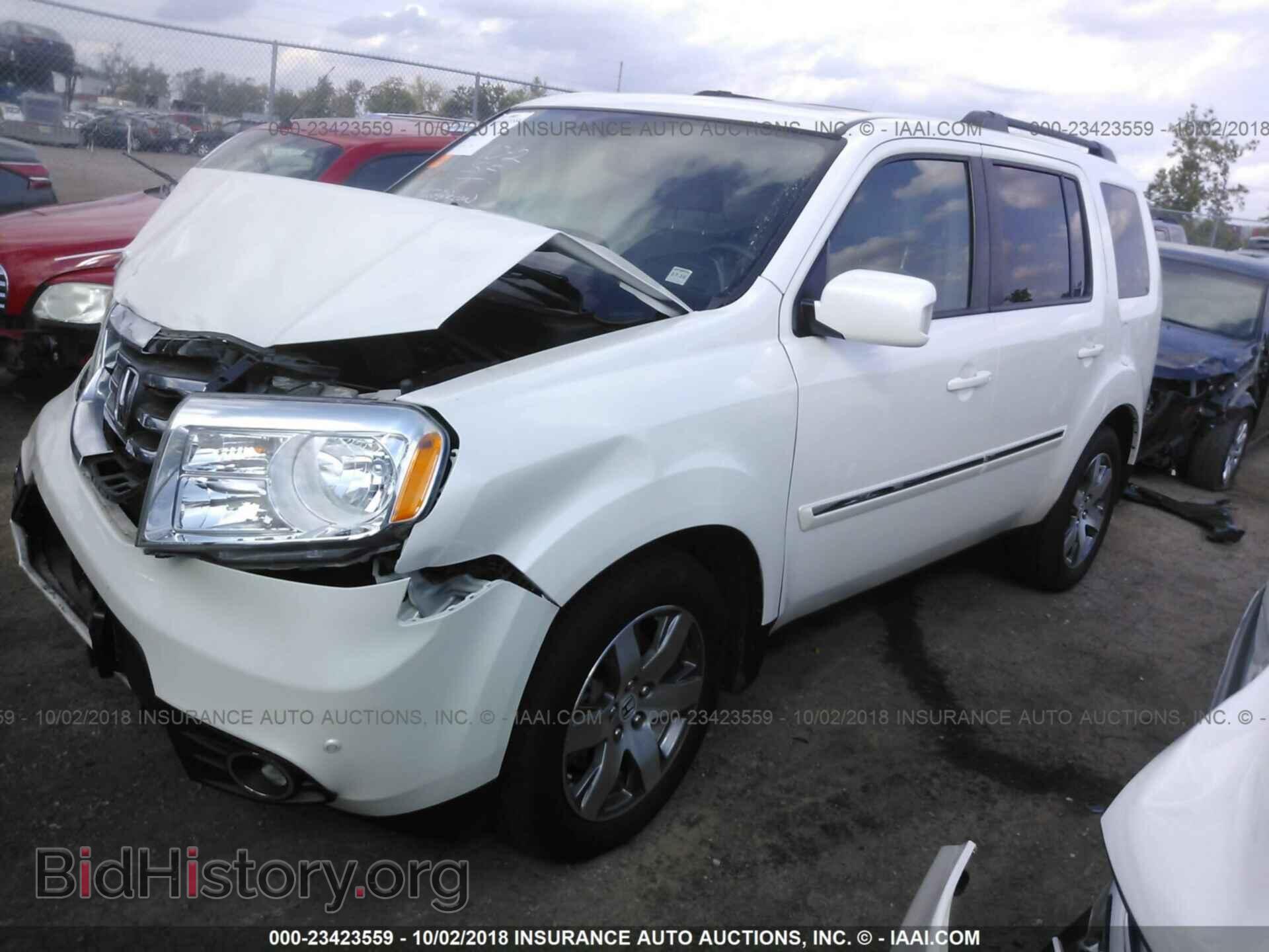 2013 Honda Pilot - VIN: 5FNYF4H98DB058649 - Фото 2