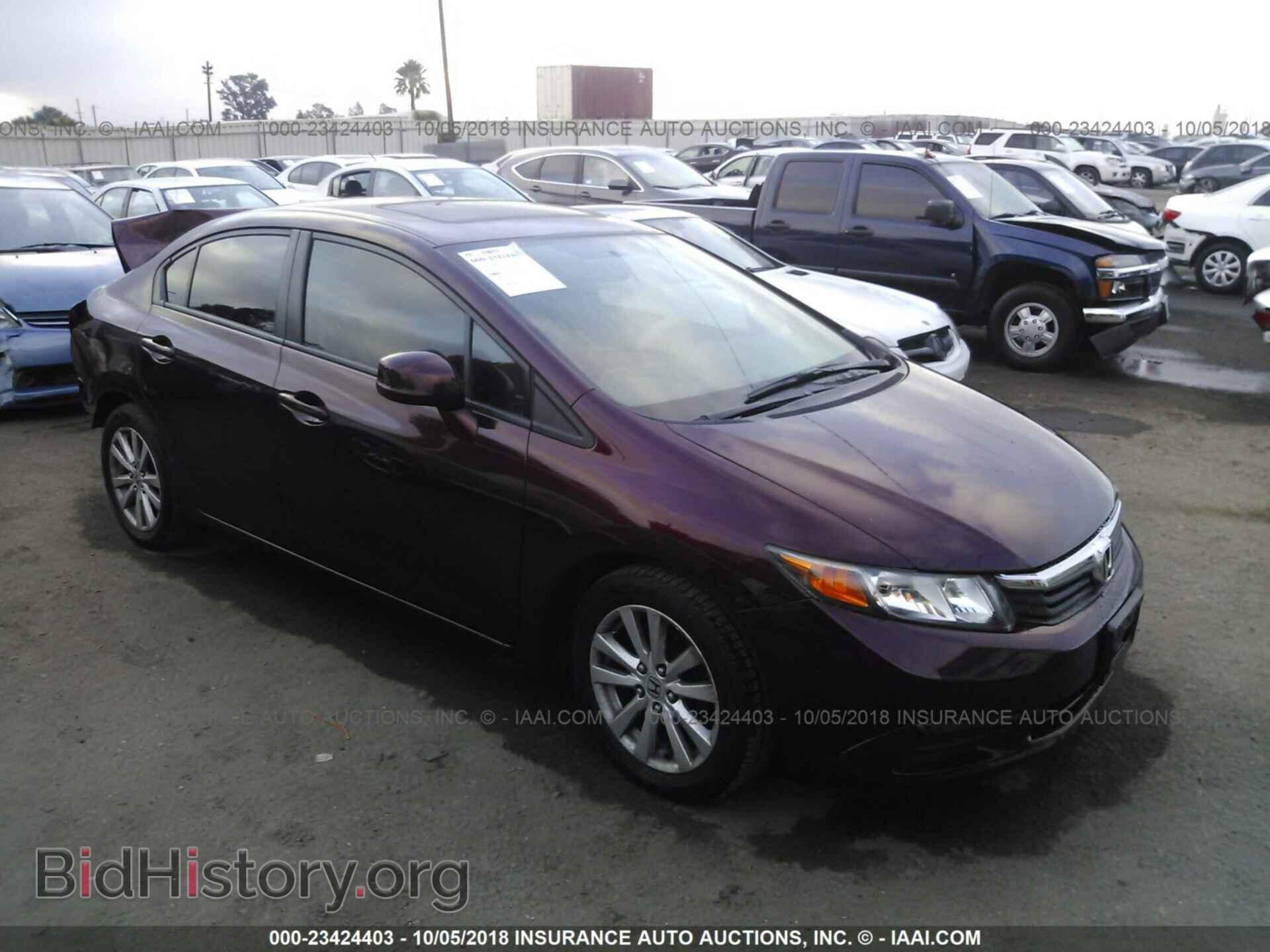 Photo JHMFB2F88CS001403 - Honda Civic 2012