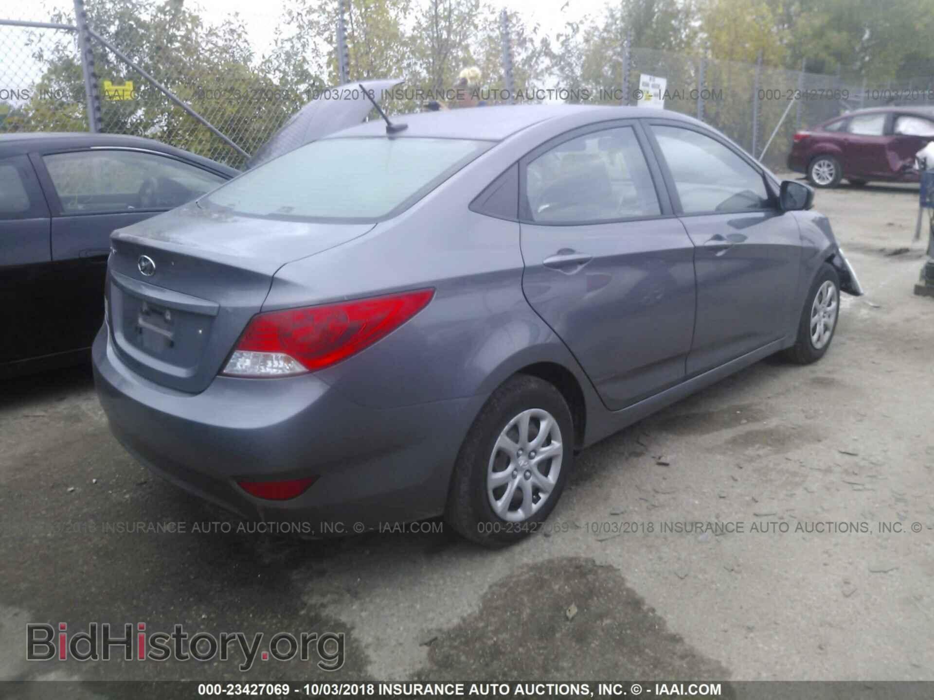 2013 HYUNDAI ACCENT - VIN: KMHCT4AE2DU494054 - Фото 4
