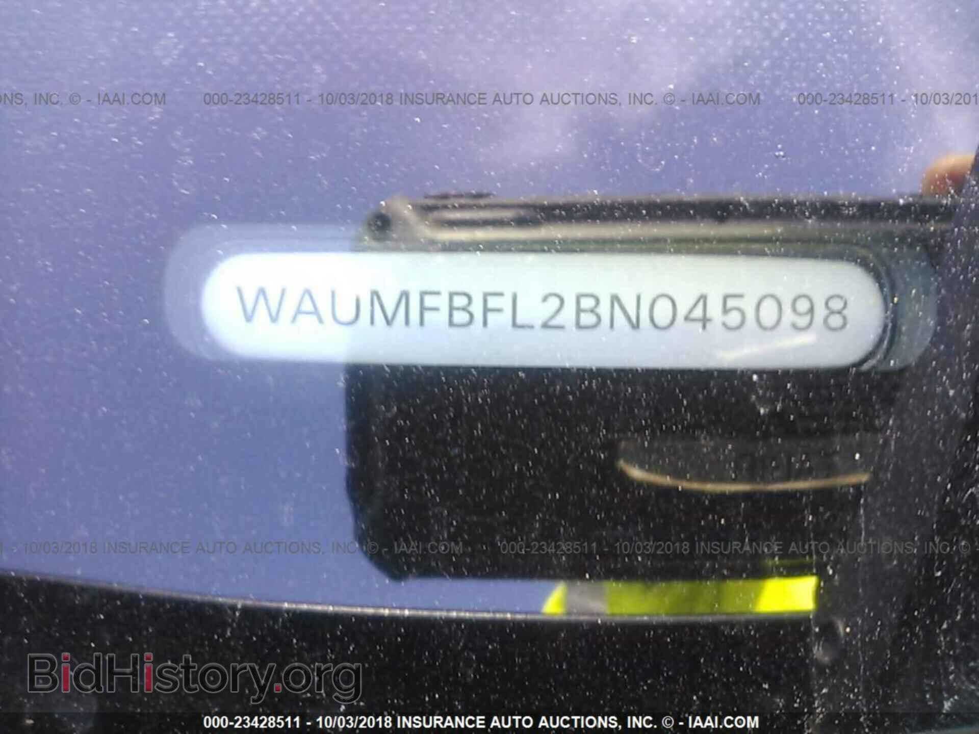2011 Audi A4 - VIN: WAUMFBFL2BN045098 - Фото 9