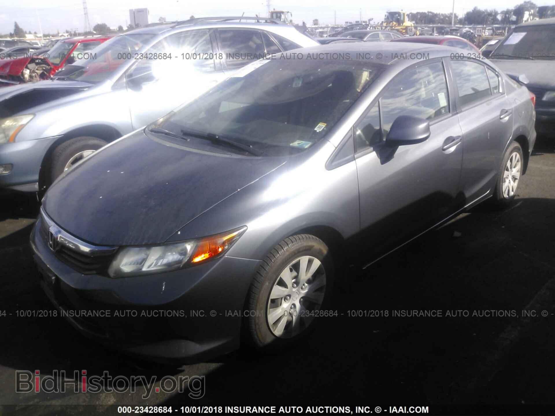 2012 Honda Civic - VIN: JHMFB2F58CS002508 - Photo 2