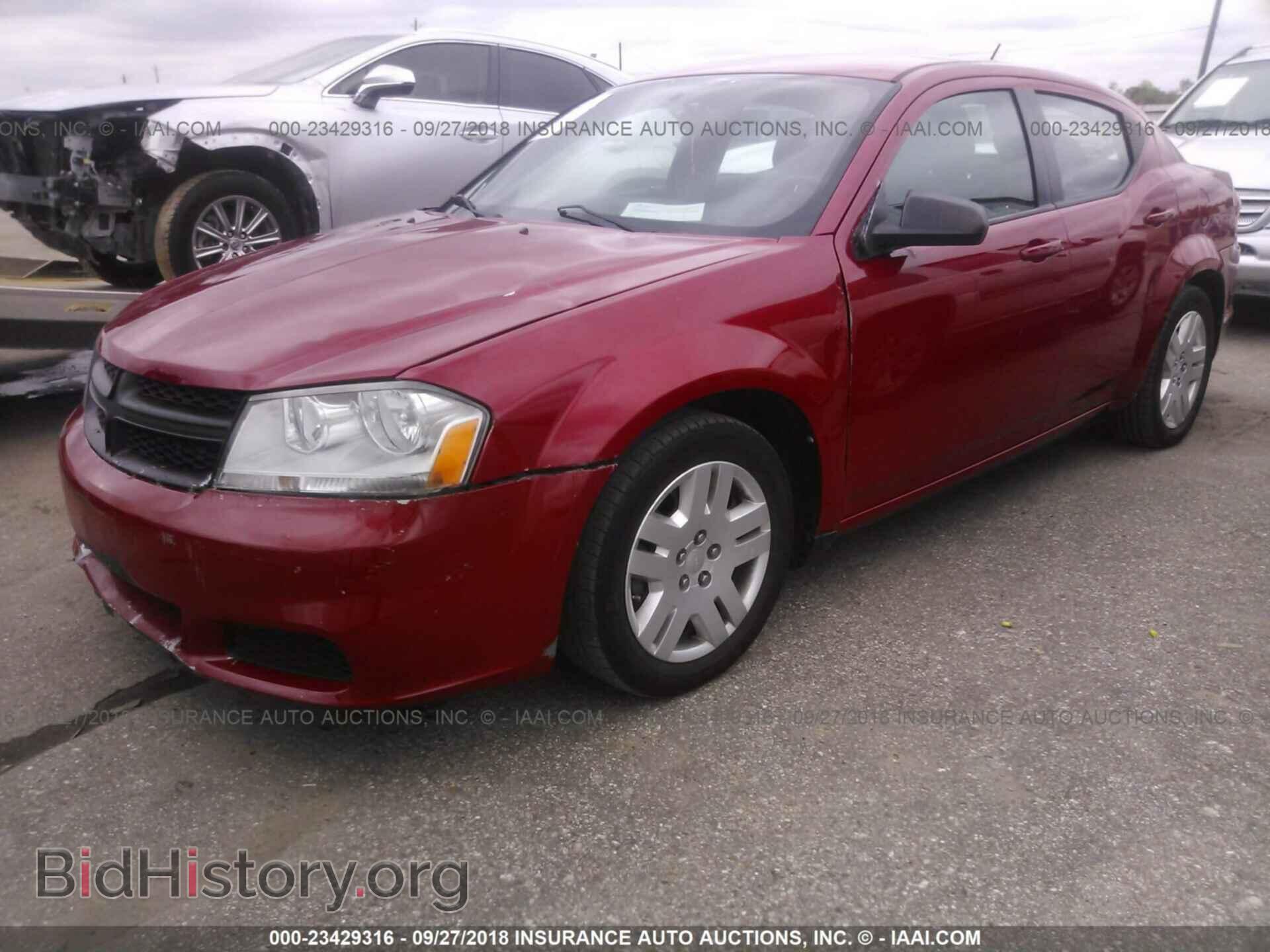 2013 Dodge Avenger - VIN: 1C3CDZAB9DN754310 - Фото 2
