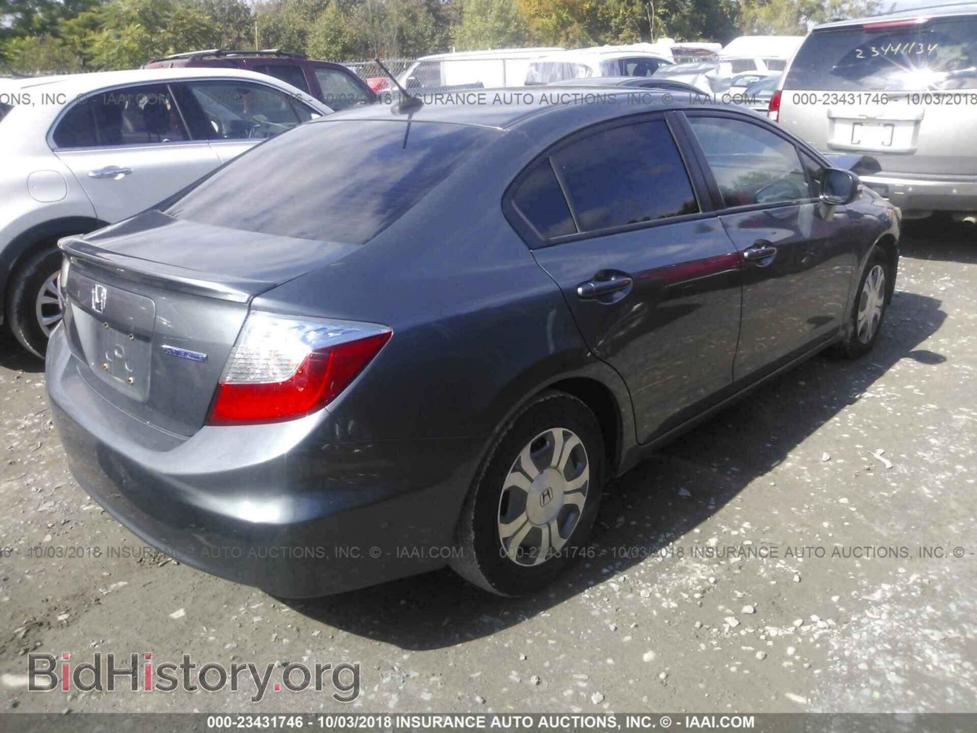 2012 Honda Civic - VIN: JHMFB4F24CS009523 - Photo 4