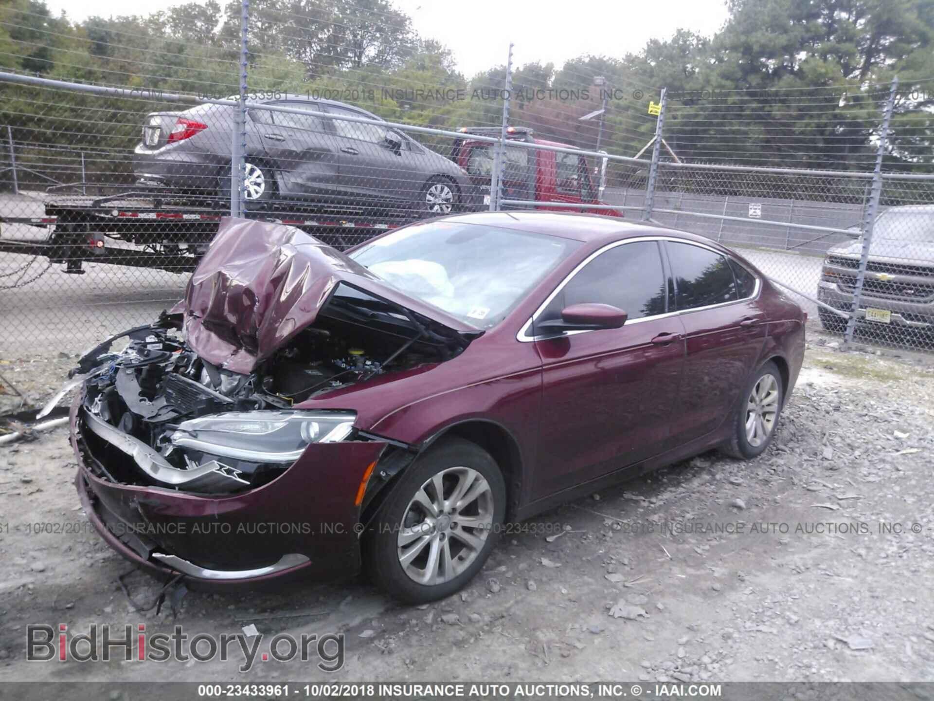 2015 Chrysler 200 - VIN: 1C3CCCAB3FN708829 - Фото 2