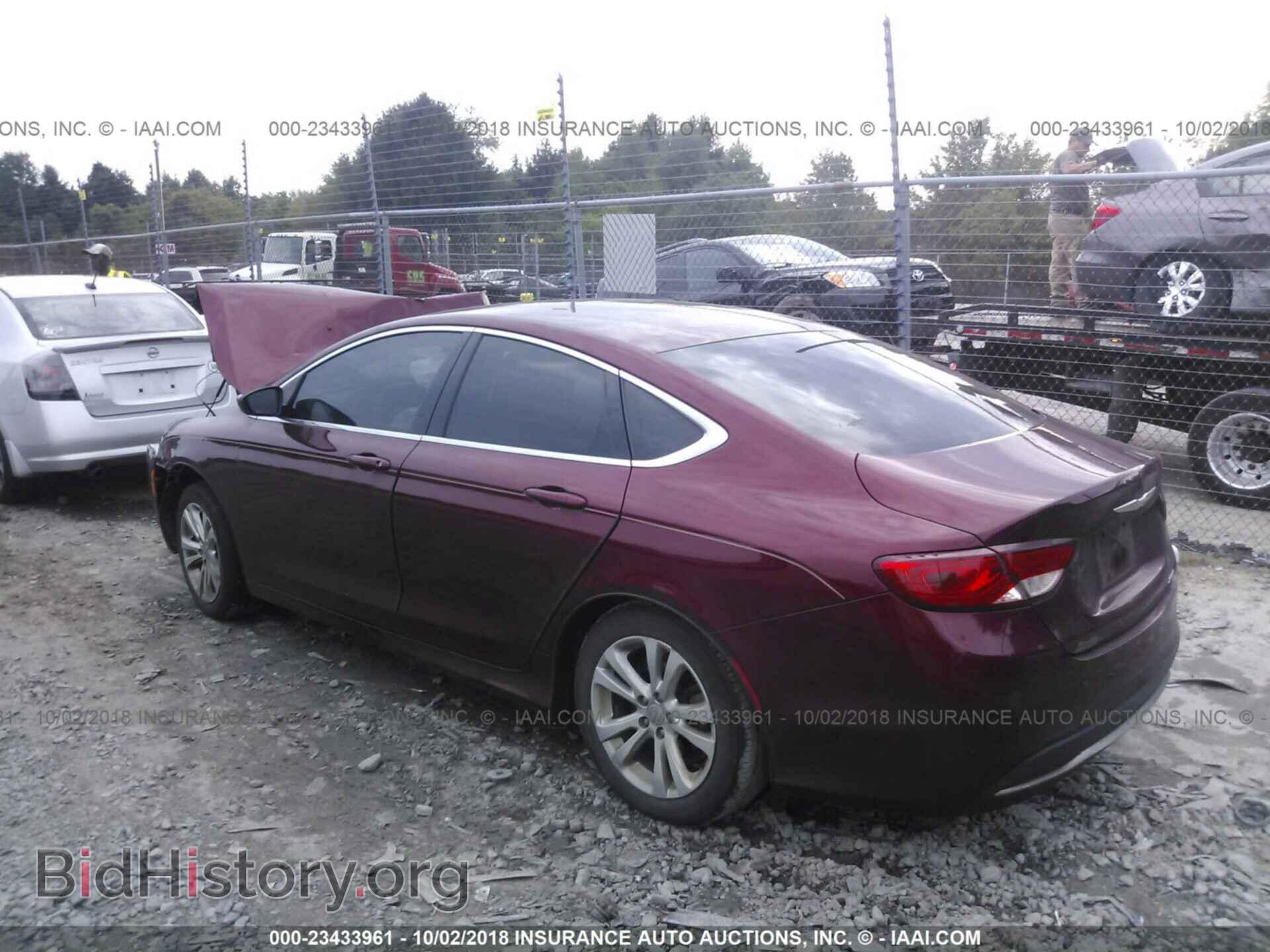 2015 Chrysler 200 - VIN: 1C3CCCAB3FN708829 - Фото 3
