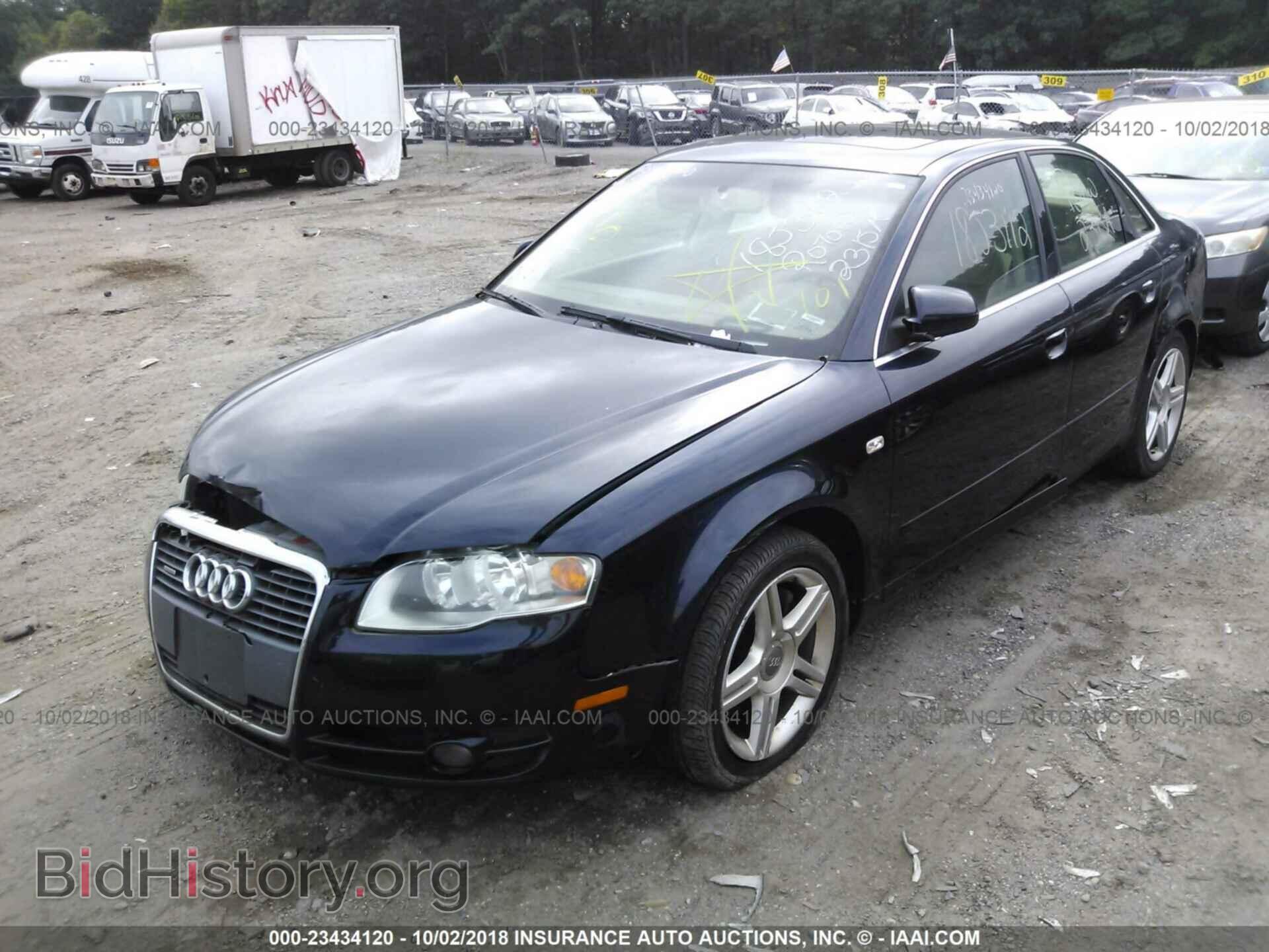 2007 AUDI A4 - VIN: WAUDF78E77A199154 - Фото 2