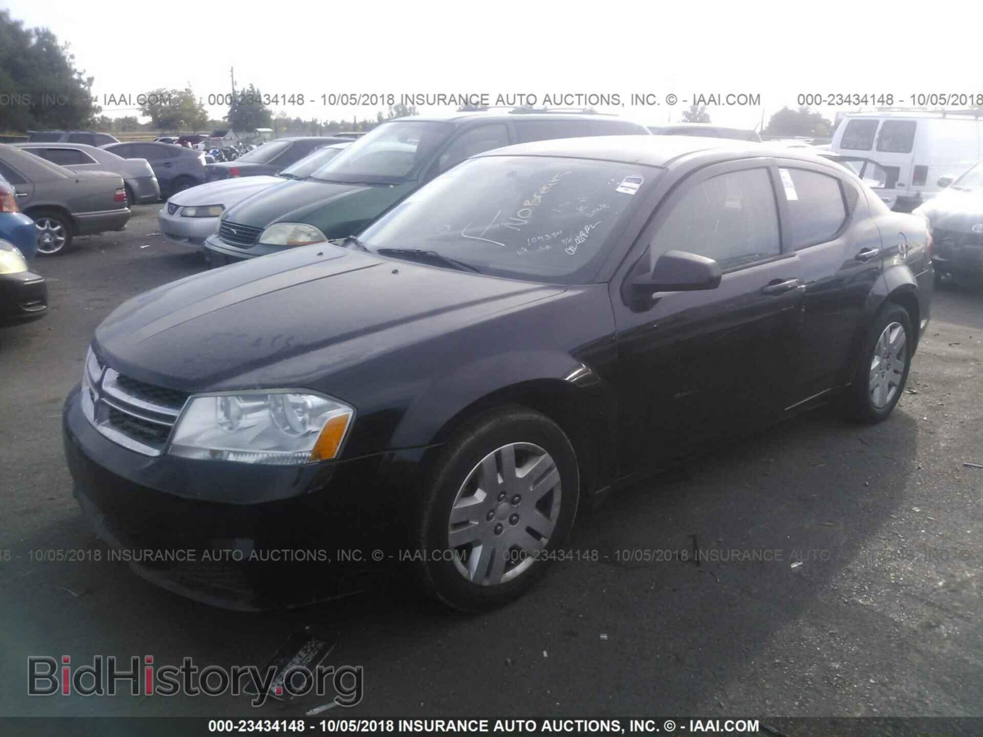 2014 Dodge Avenger - VIN: 1C3CDZAB8EN104384 - Фото 2
