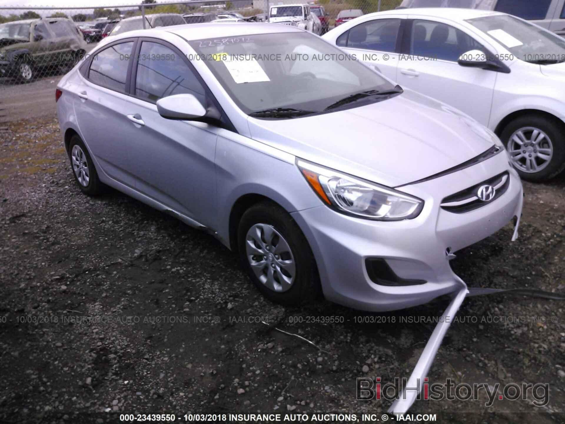 Photo KMHCT4AE3GU998553 - HYUNDAI ACCENT 2016