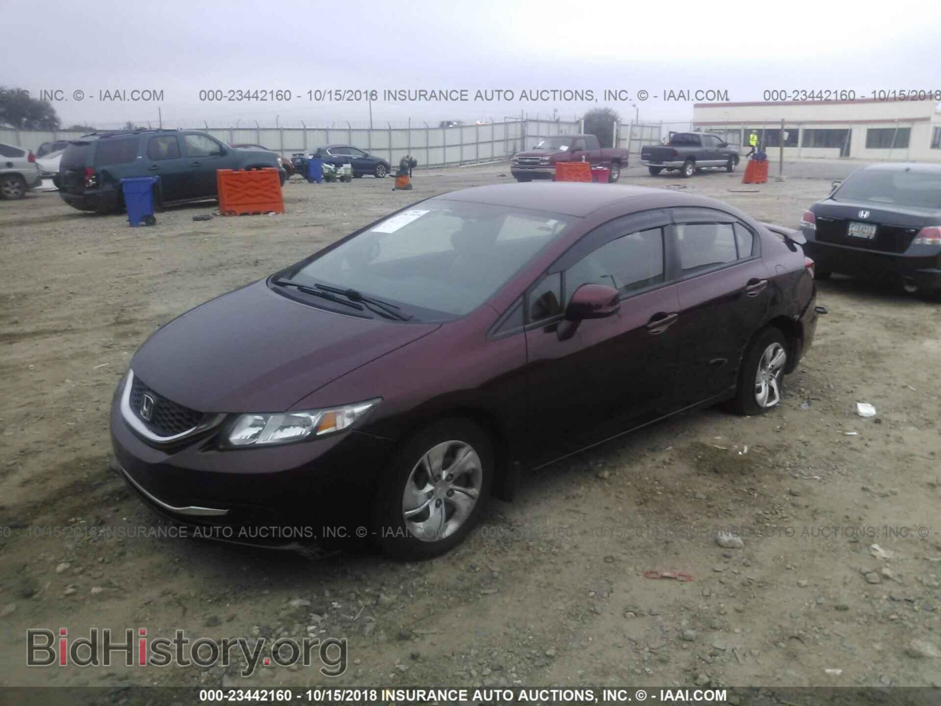 2013 Honda Civic - VIN: 19XFB2F54DE011583 - Фото 2